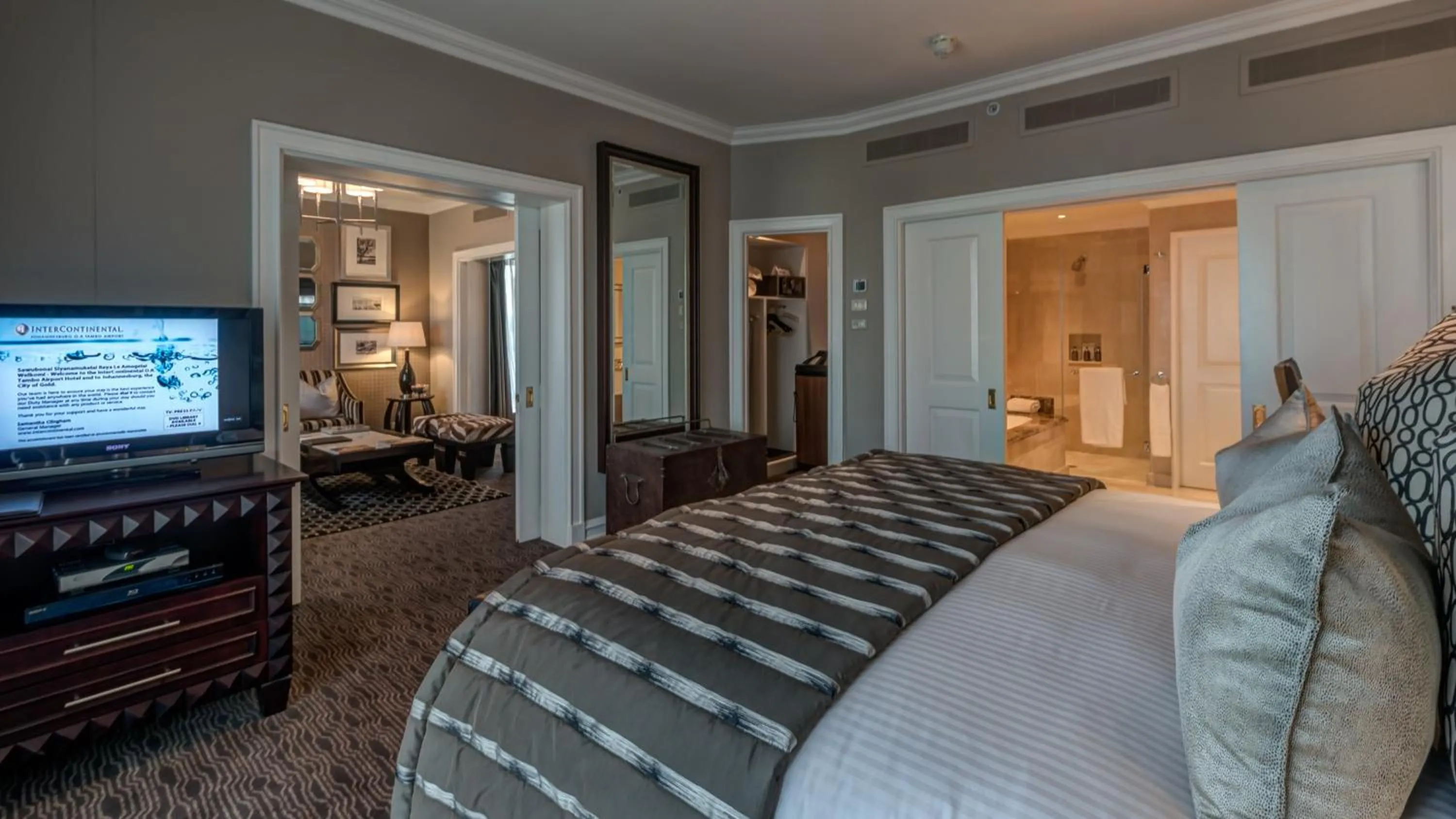 Photo of the whole room, Bed in InterContinental Johannesburg OR Tambo Airport Hotel by IHG