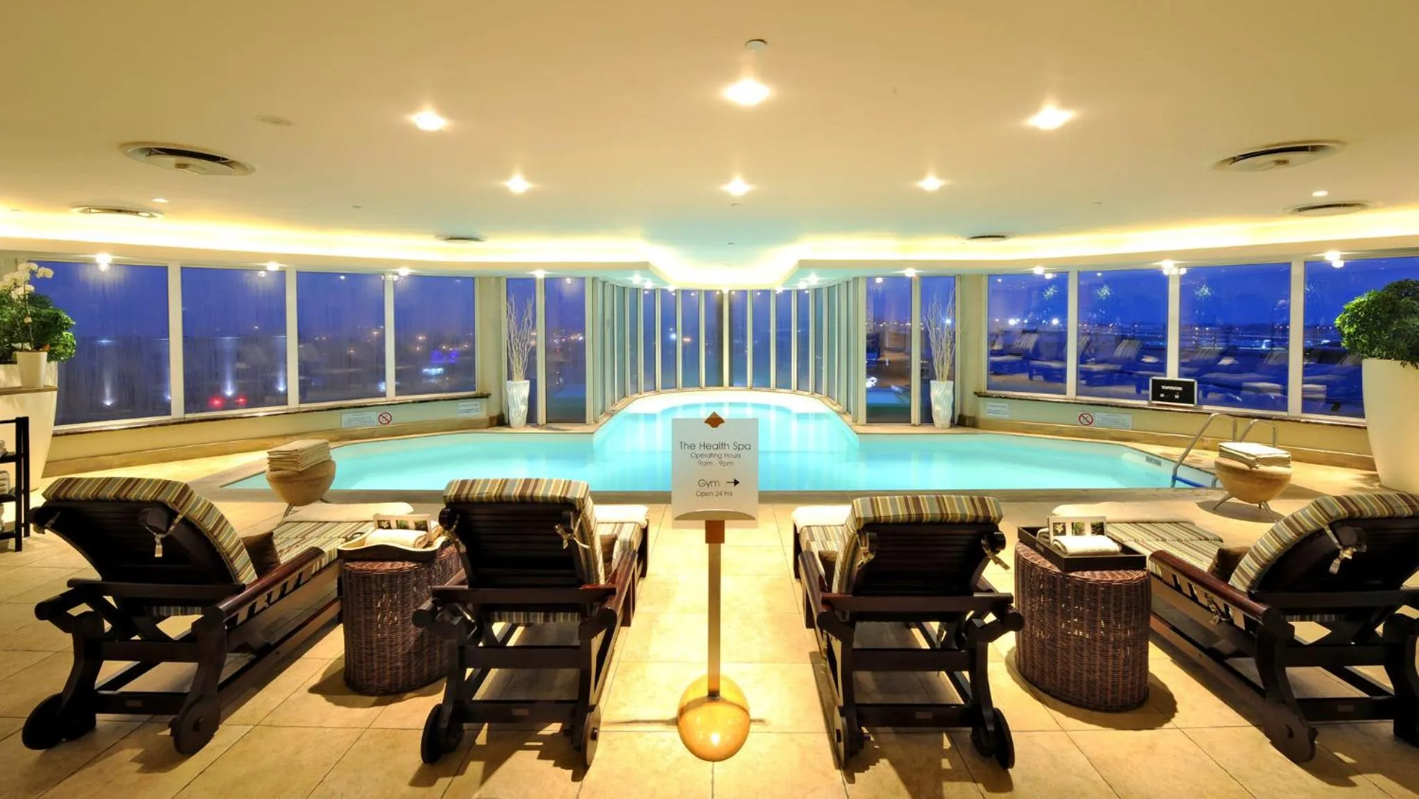 Swimming pool in InterContinental Johannesburg OR Tambo Airport Hotel by IHG