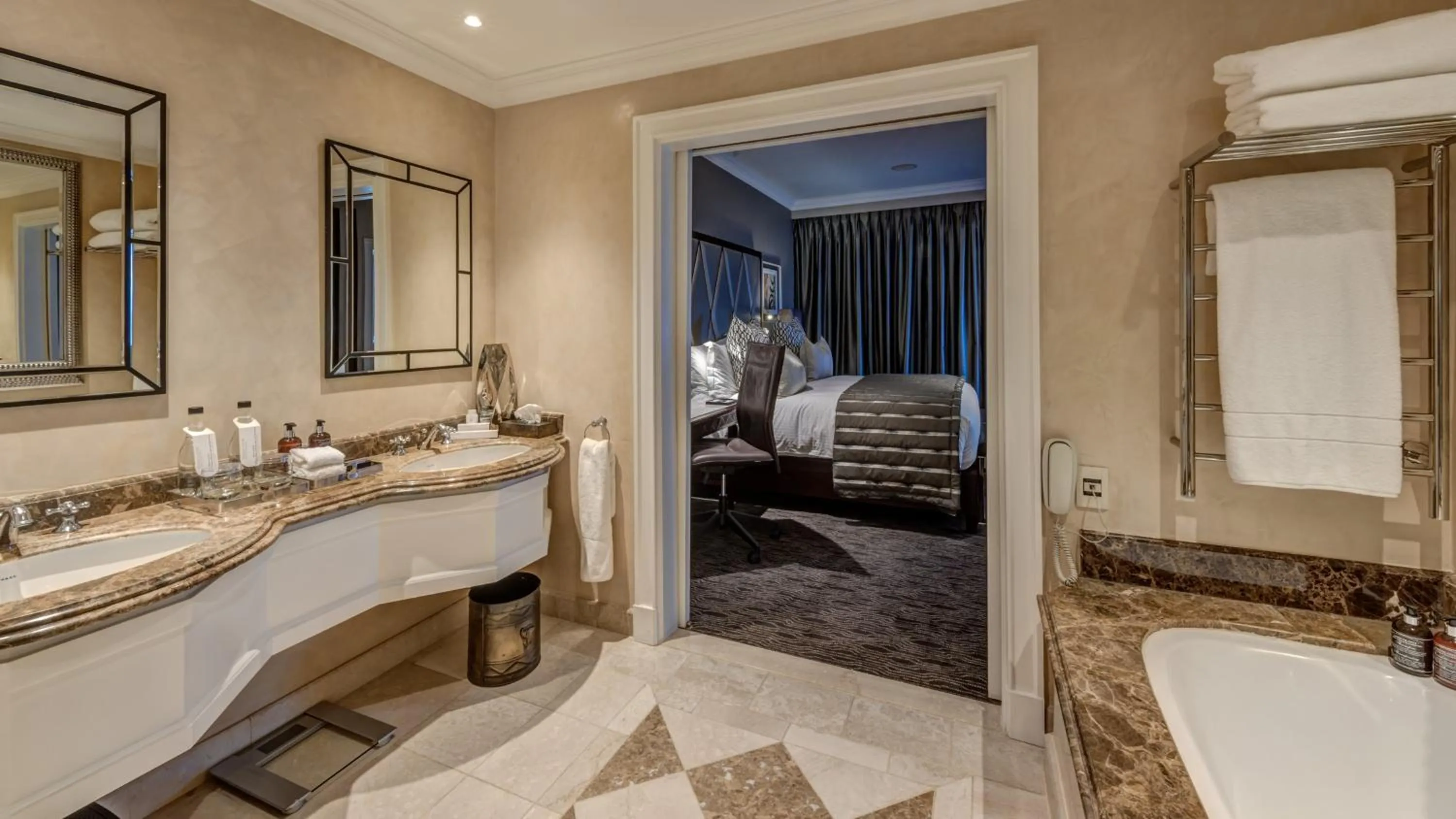 Bathroom in InterContinental Johannesburg OR Tambo Airport Hotel by IHG