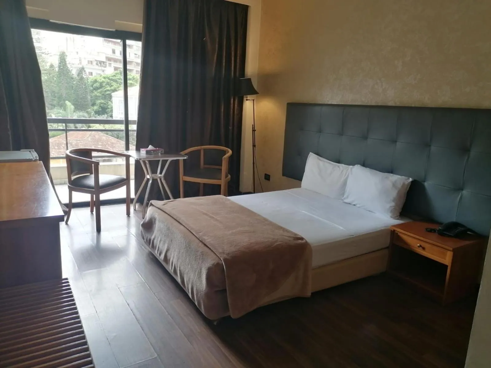 Bed in Charles Hotel