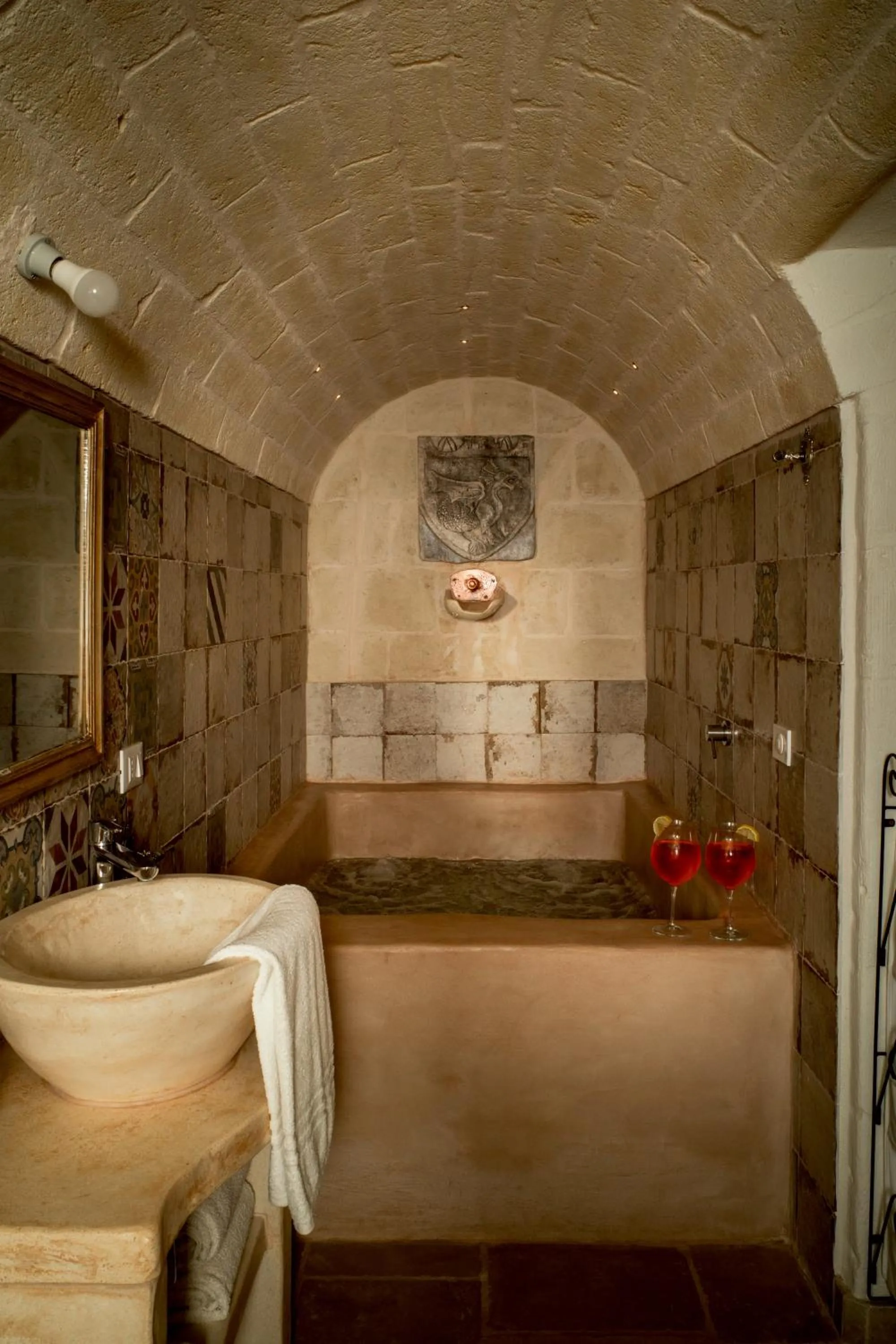 Hot Tub in I Trulli del Tupparello