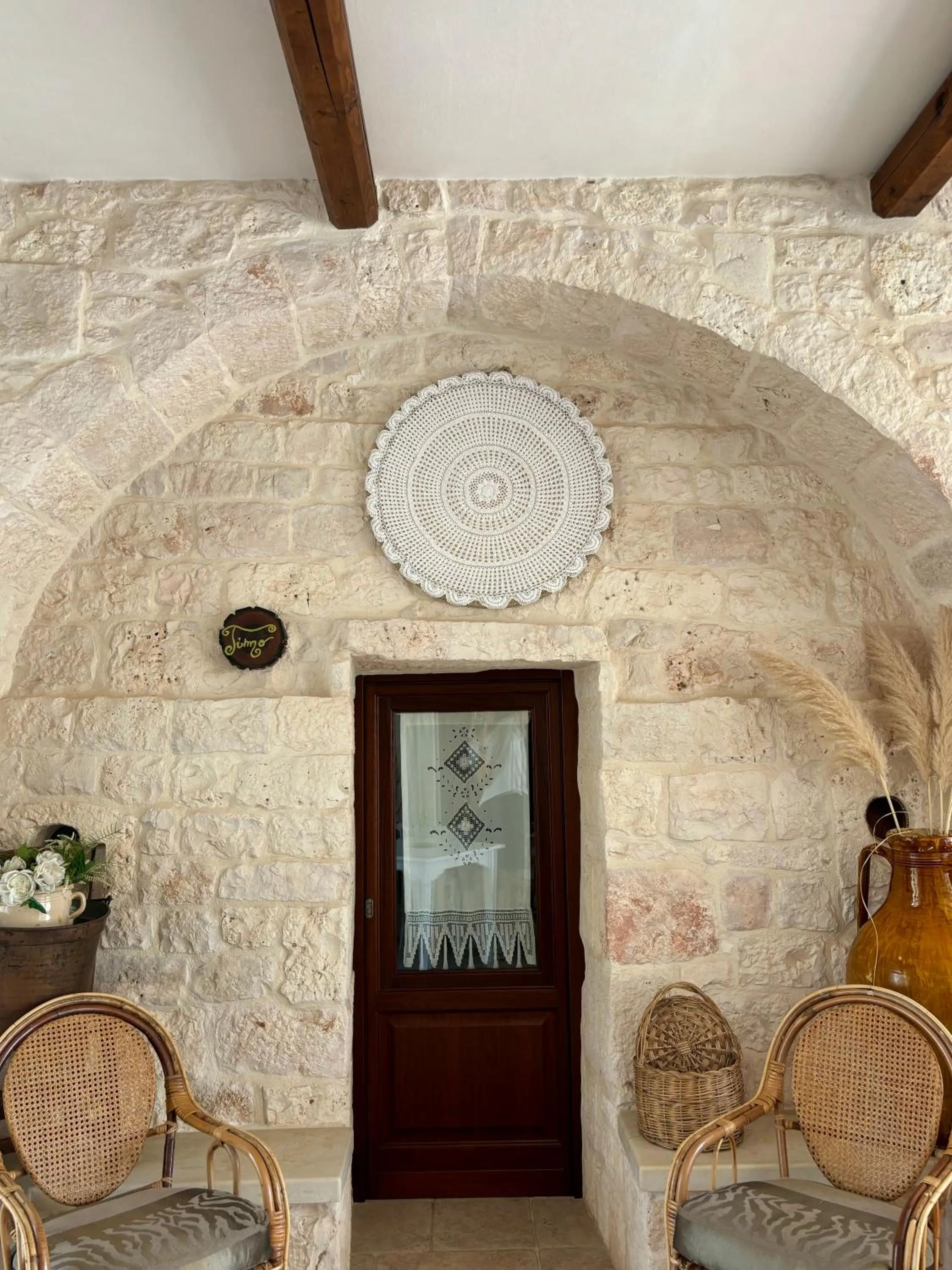 Living room in I Trulli del Tupparello