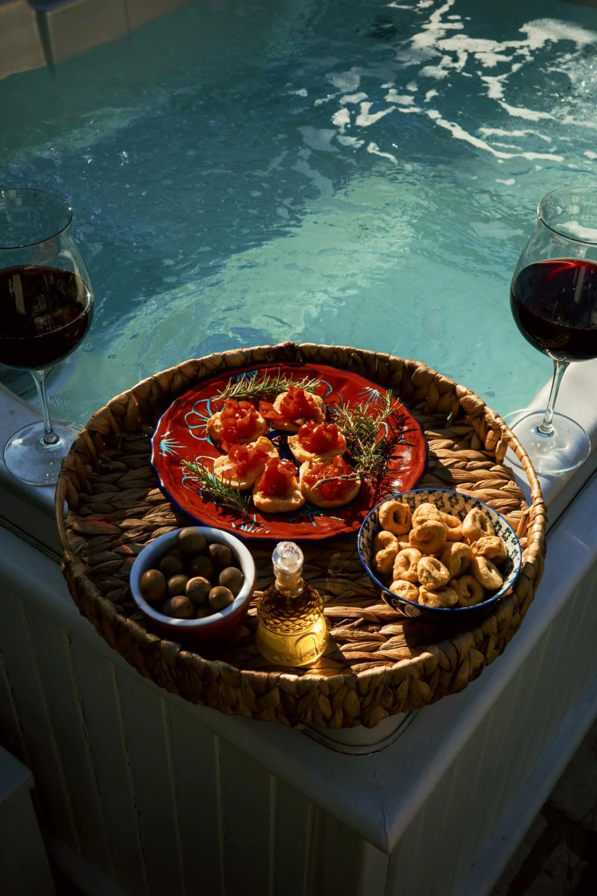 Food and drinks in I Trulli del Tupparello