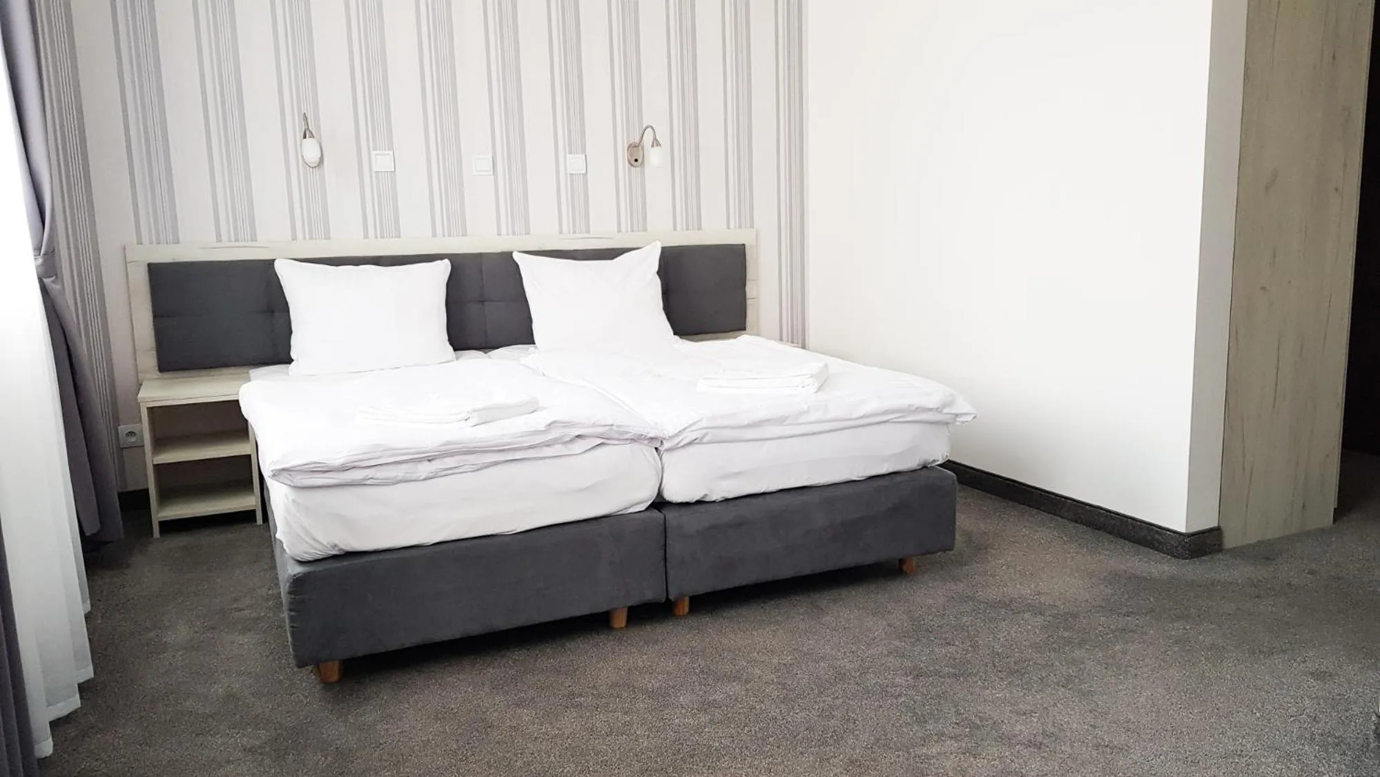 Bed in Hotel Roztocze