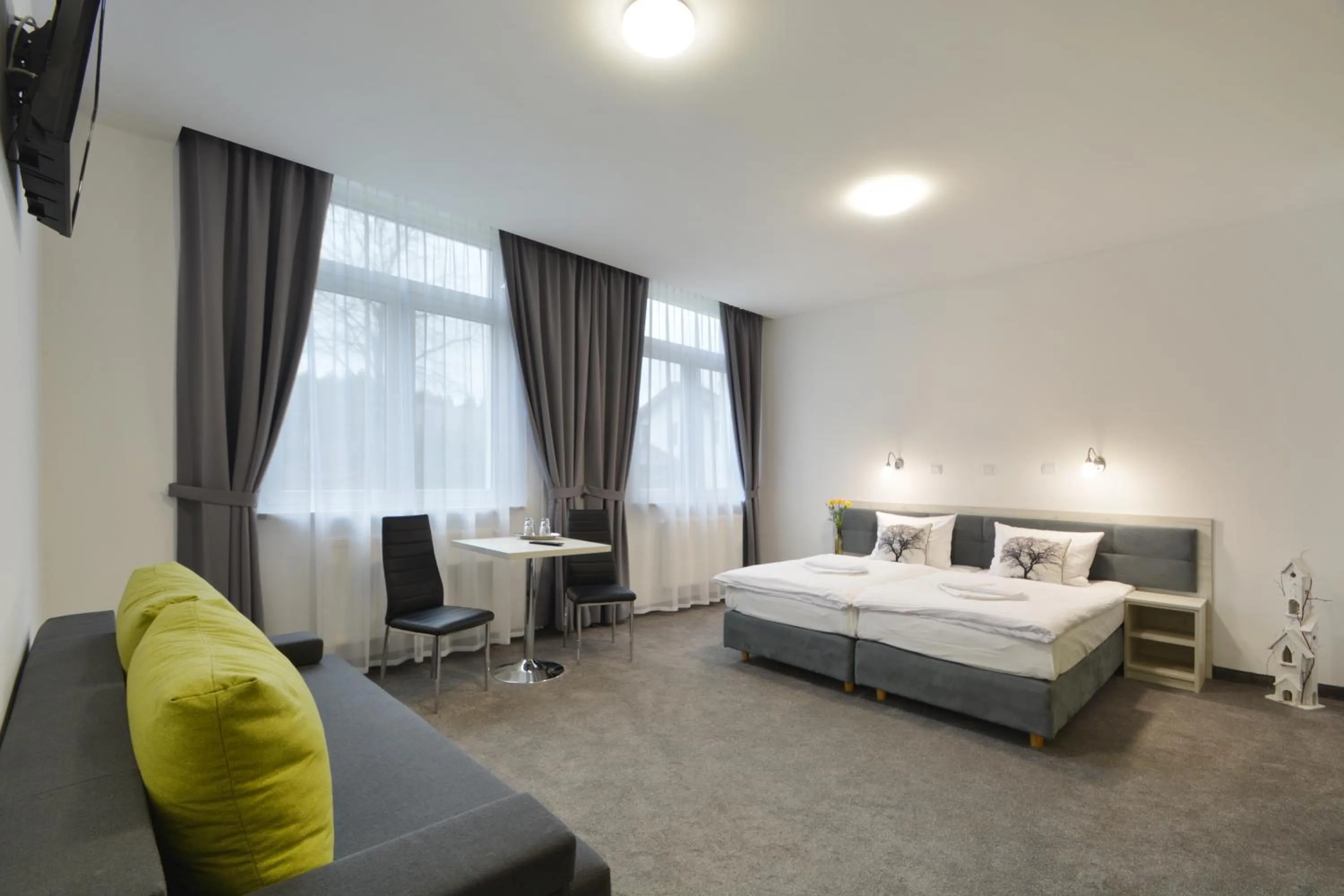 Bed in Hotel Roztocze