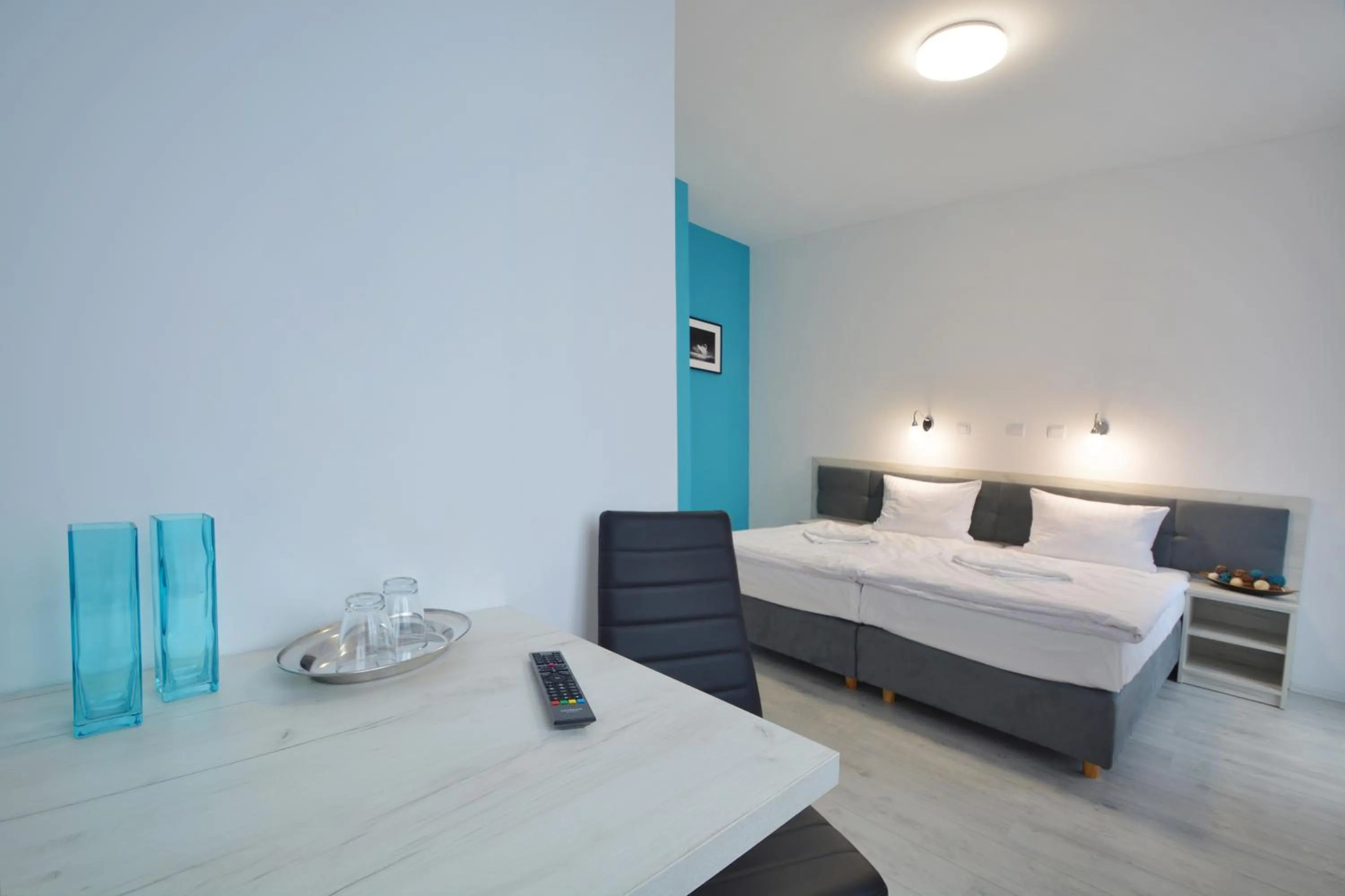 Bed in Hotel Roztocze