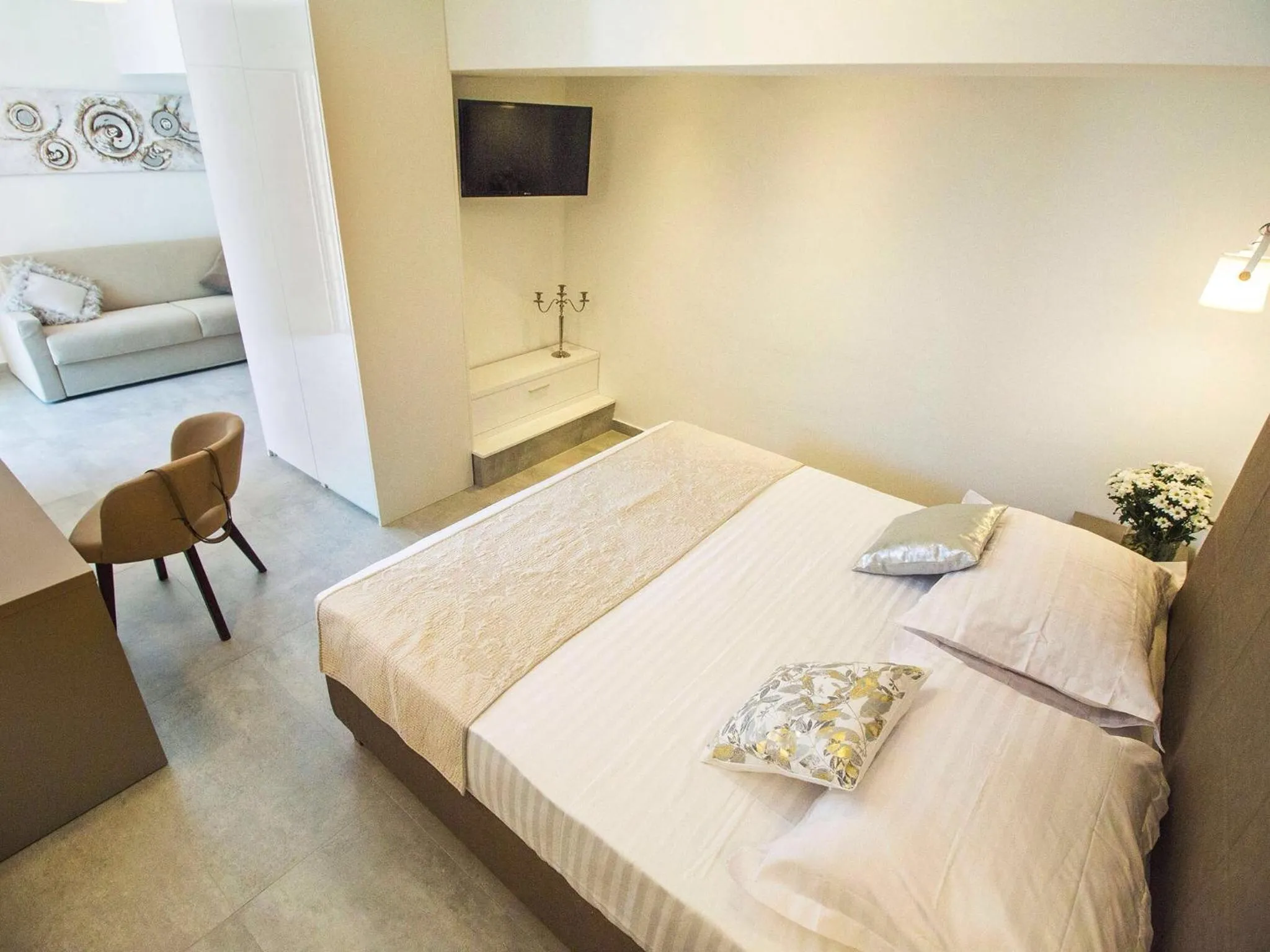 Bed in Luxury Rooms Pino