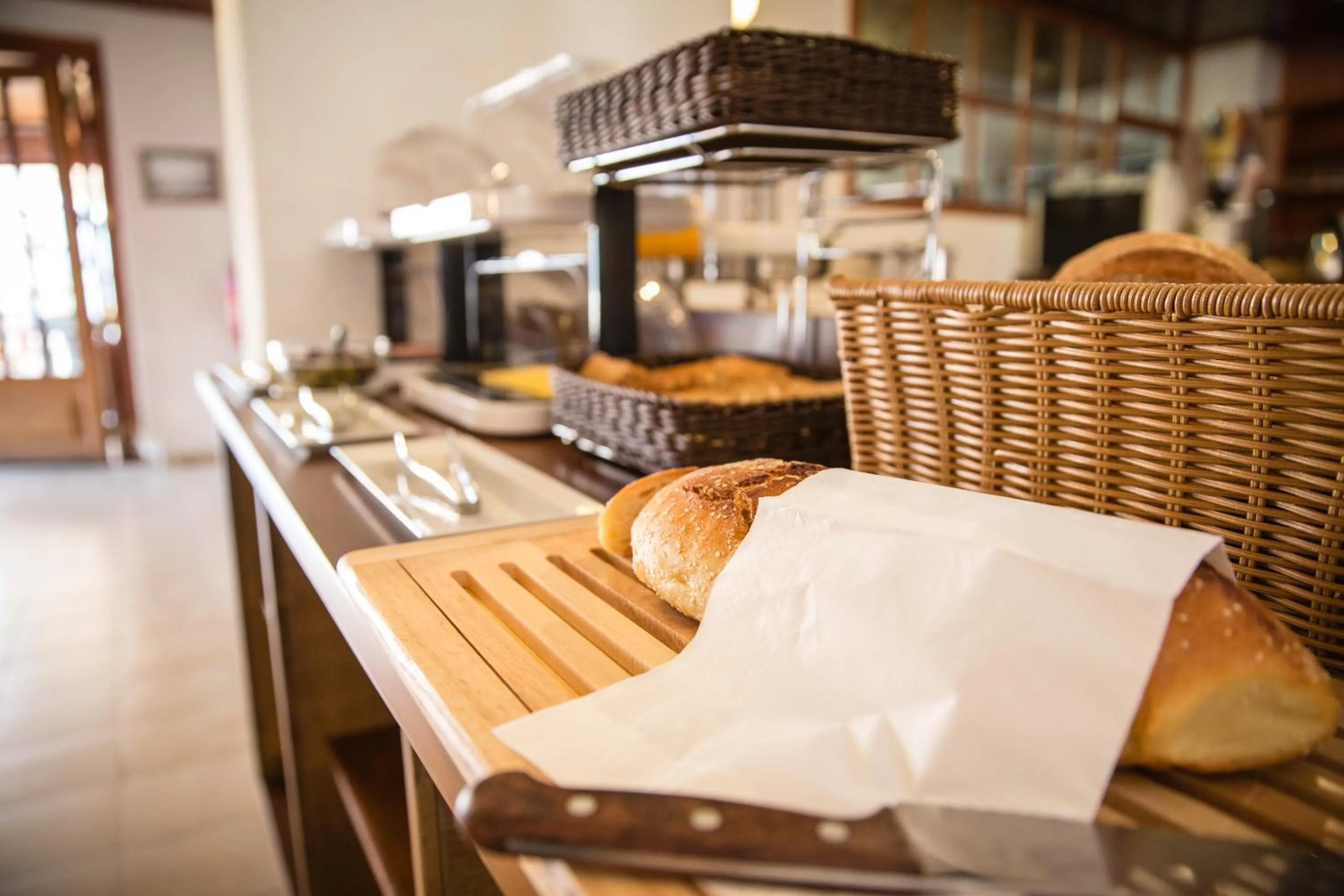 Buffet breakfast in Kastalia Boutique Hotel