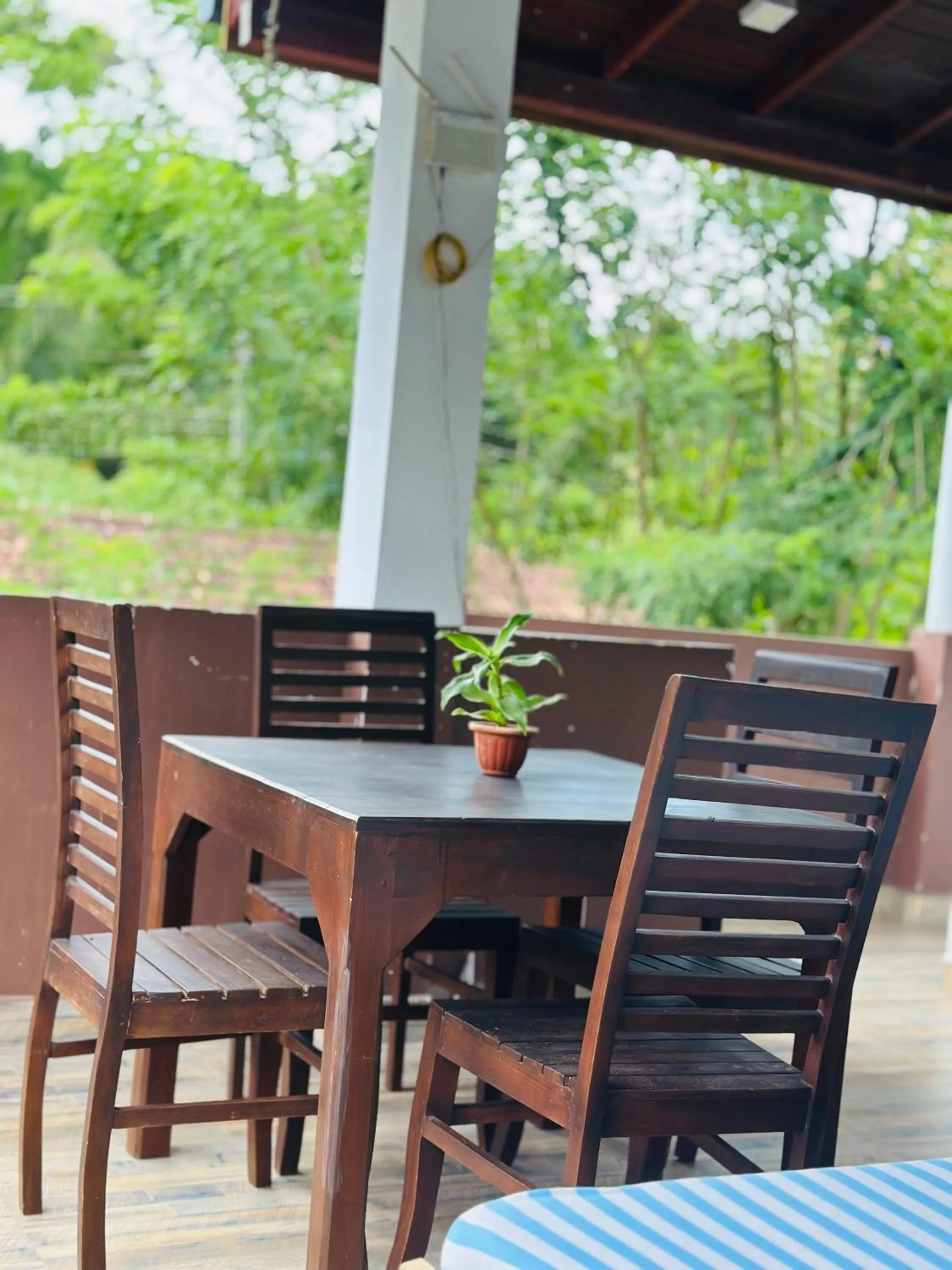 Patio in Rekawa Turtle Gate Hotel