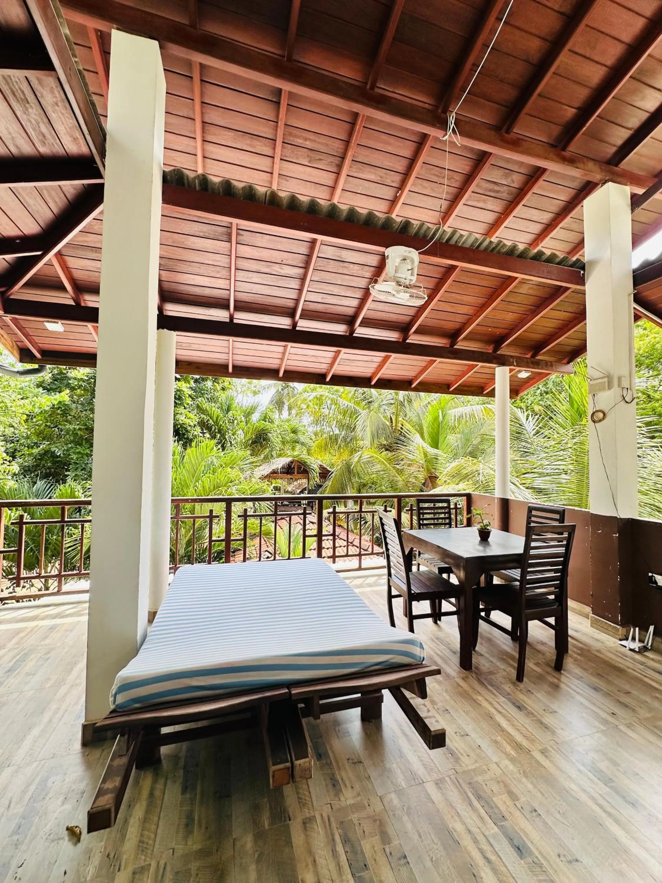 Patio in Rekawa Turtle Gate Hotel