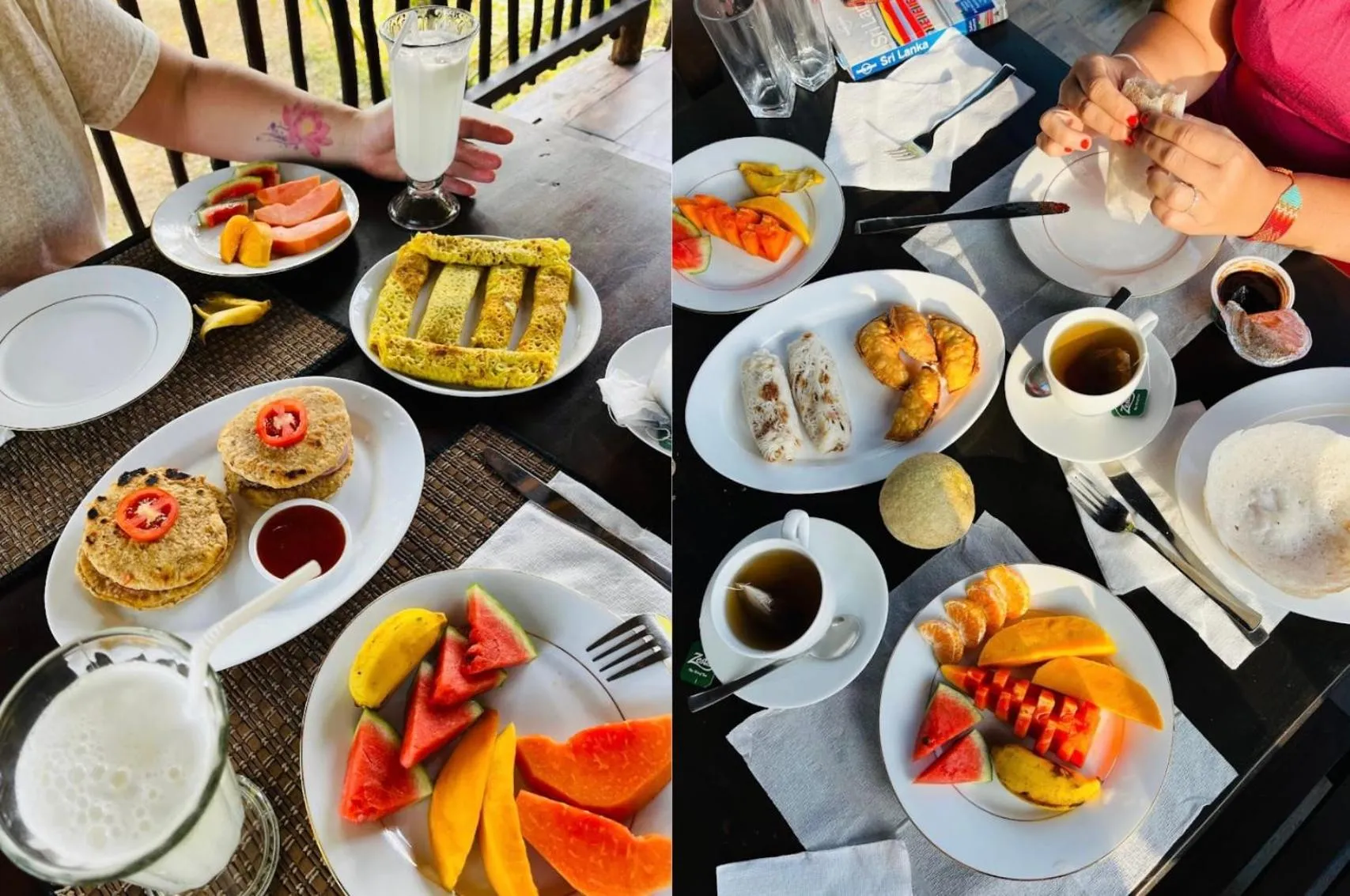 Food and drinks in Rekawa Turtle Gate Hotel