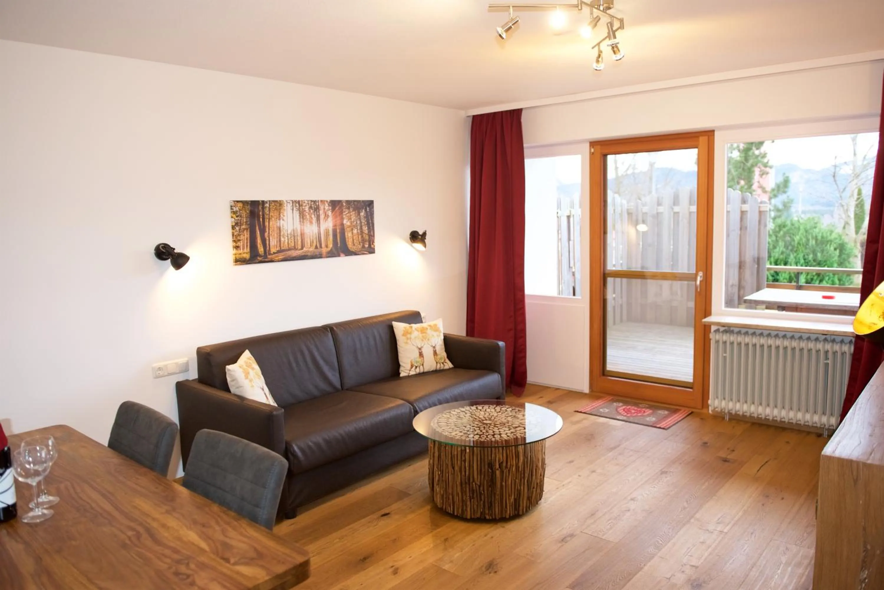 Living room in Hotel Alpenglühn