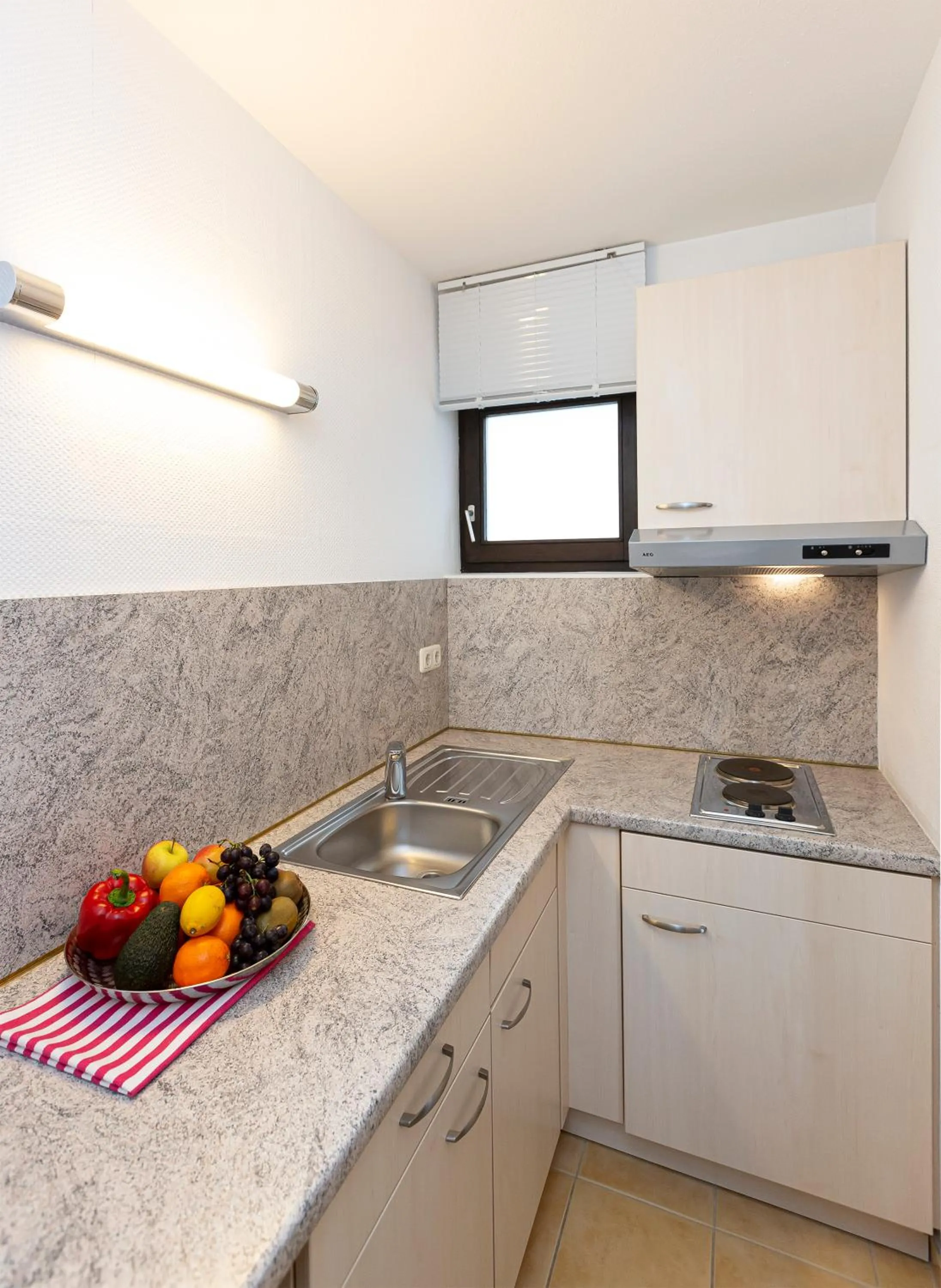 Kitchen or kitchenette in Hotel Alpenglühn