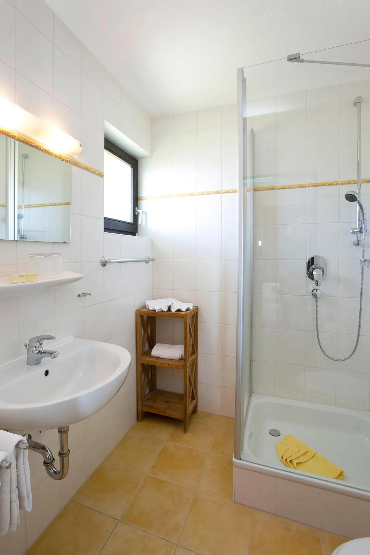 Shower in Hotel Alpenglühn