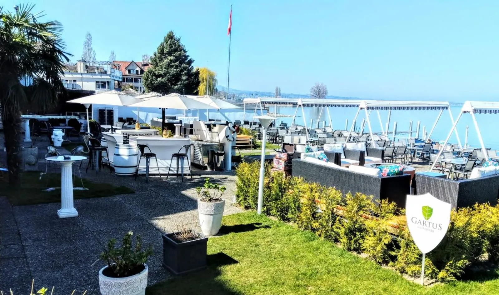 Garden in Bodenseehotel Weisses Rössli