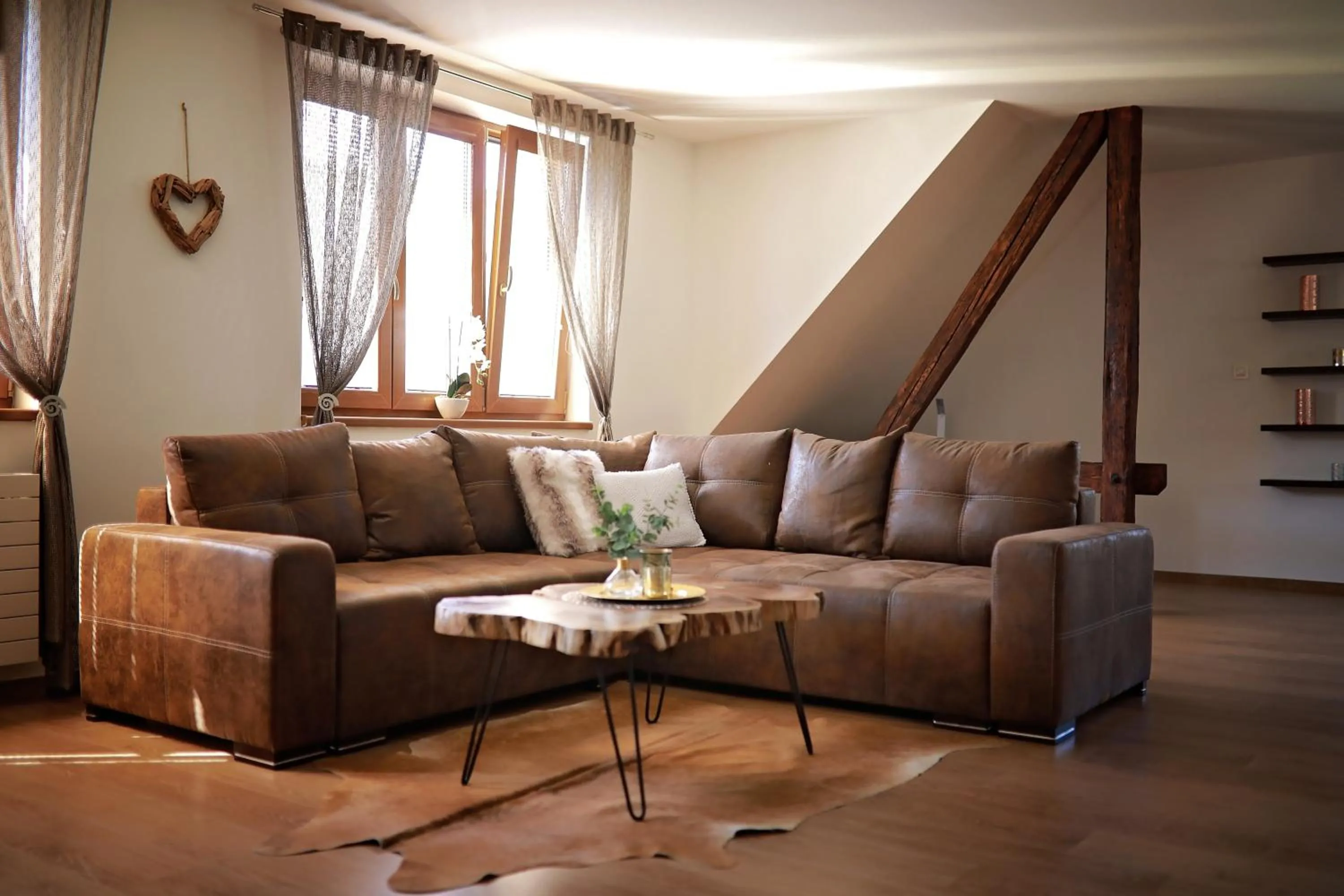 Living room in Penzion Sokolská