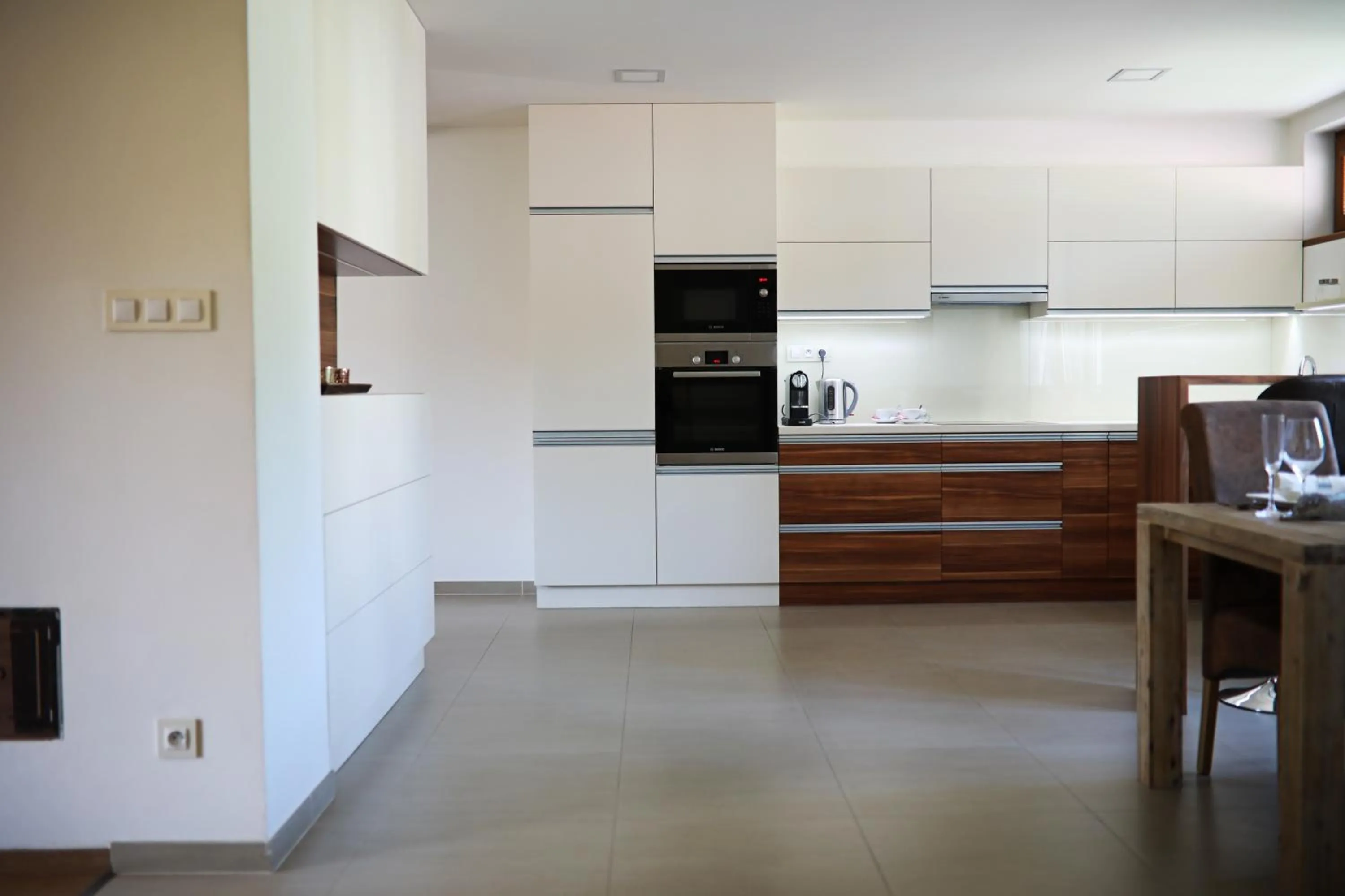 Kitchen or kitchenette in Penzion Sokolská