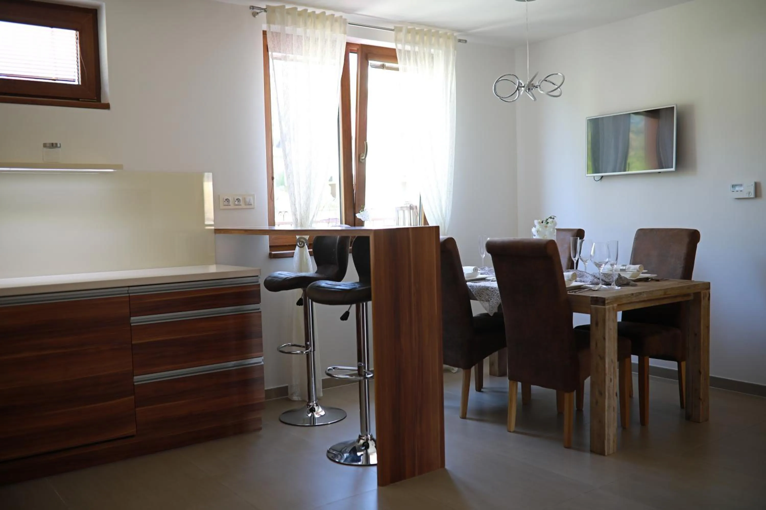 Dining area in Penzion Sokolská