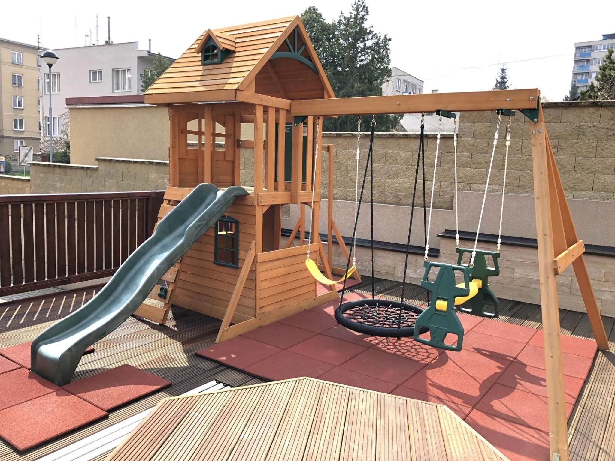 Children play ground in Penzion Sokolská