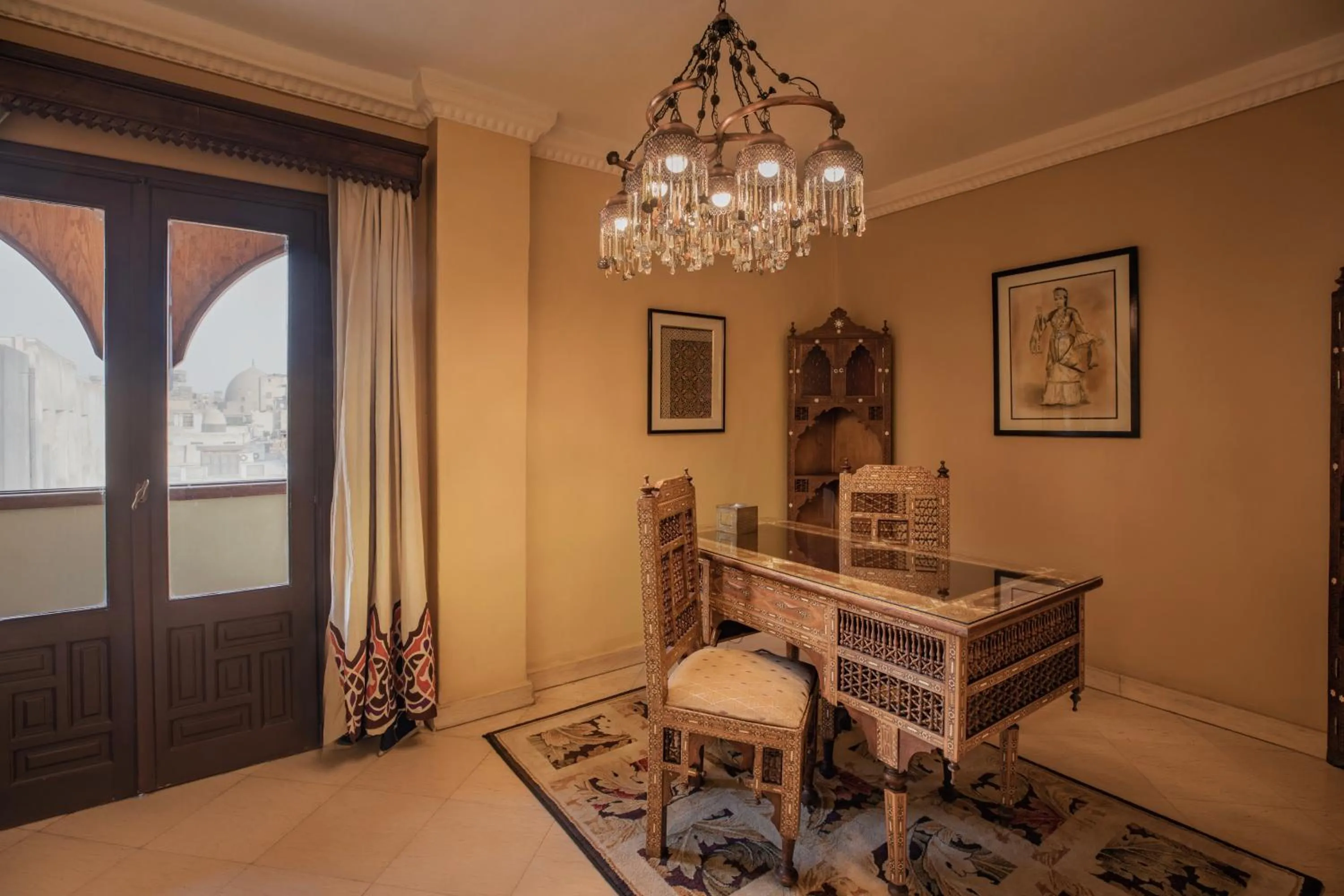Living room in Le Riad Hotel de Charme