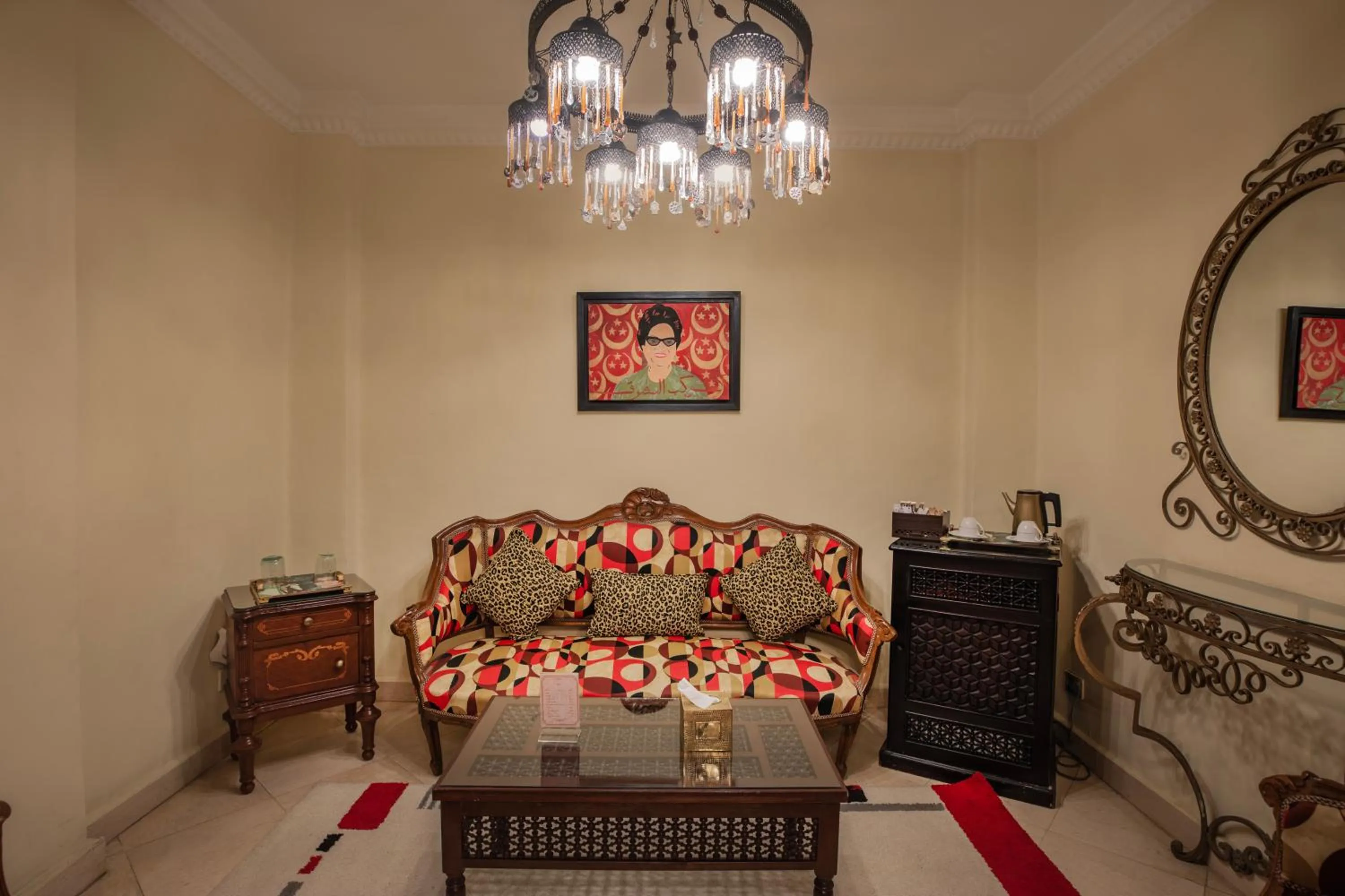 Living room in Le Riad Hotel de Charme