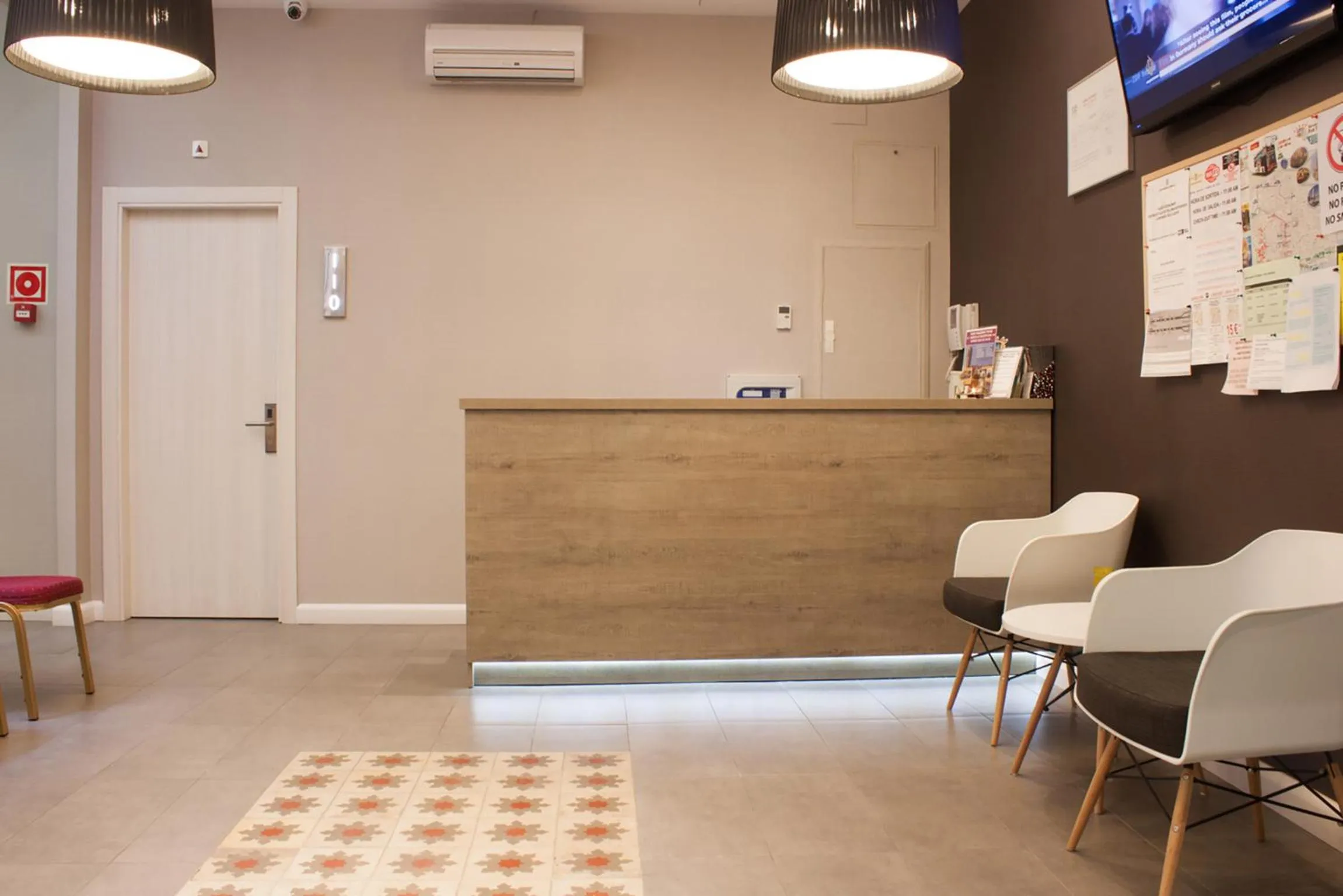 Lobby or reception in Plaza Goya Rooms