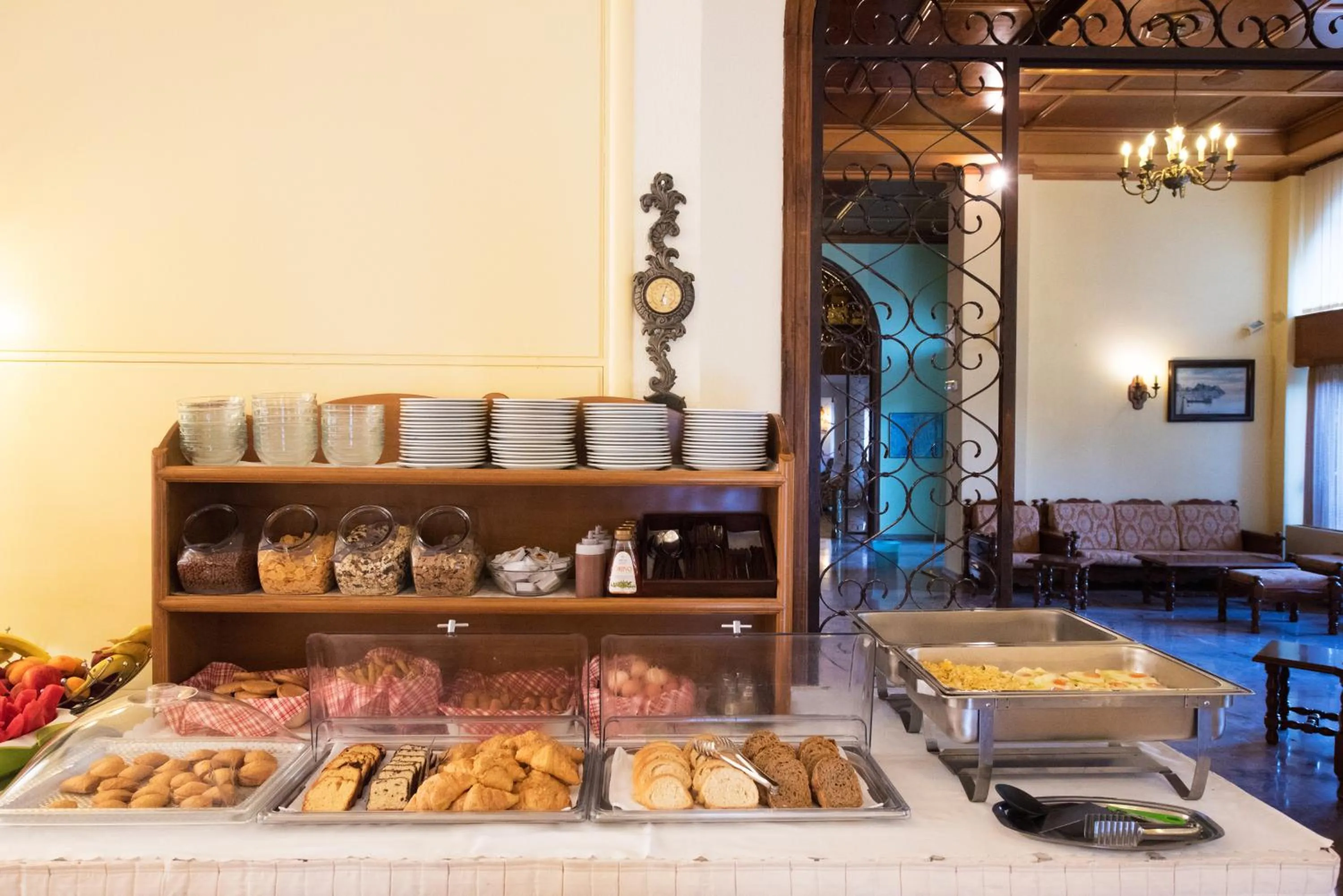 Buffet breakfast in Sunset Hotel