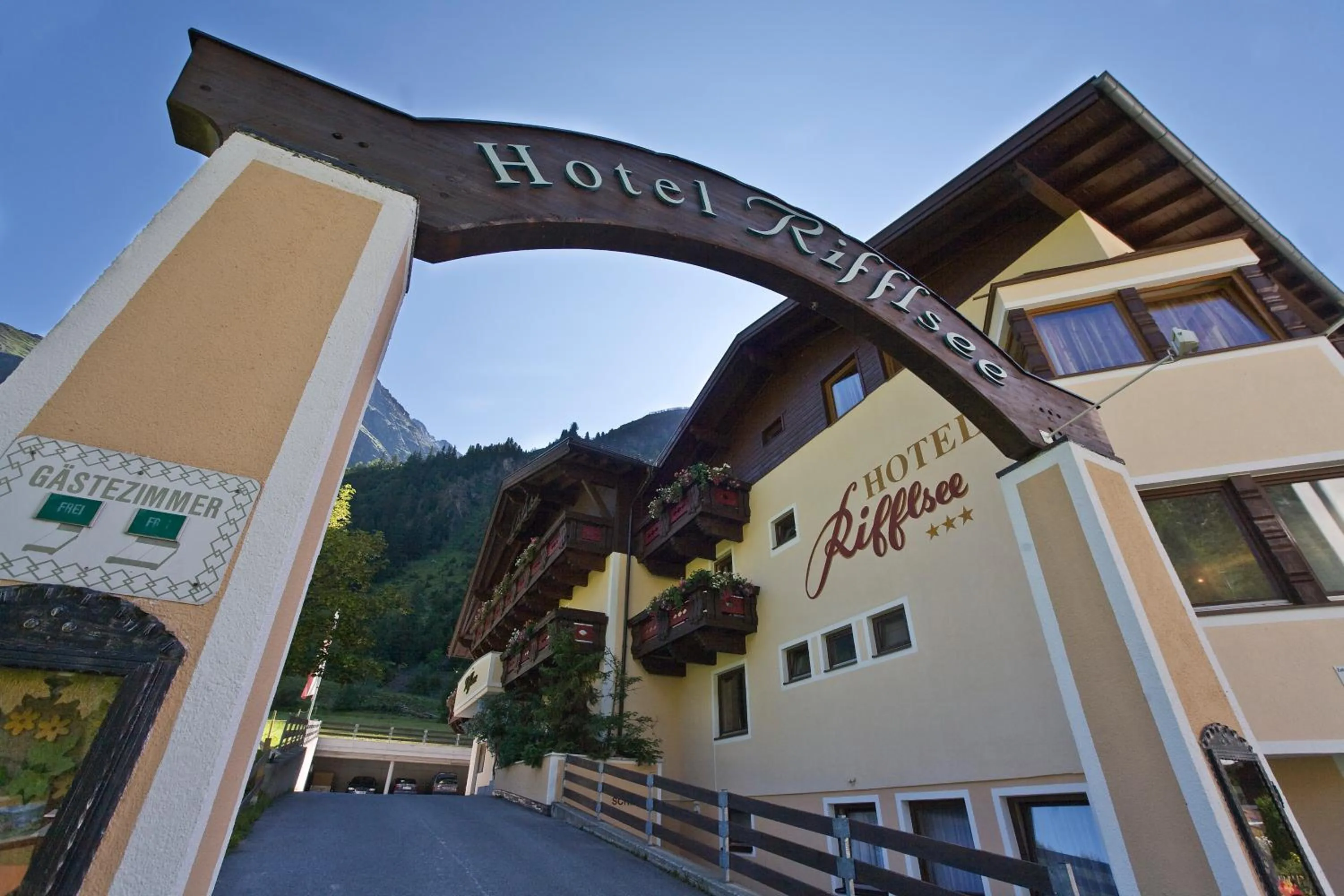 View (from property/room) in Hotel Garni Rifflsee