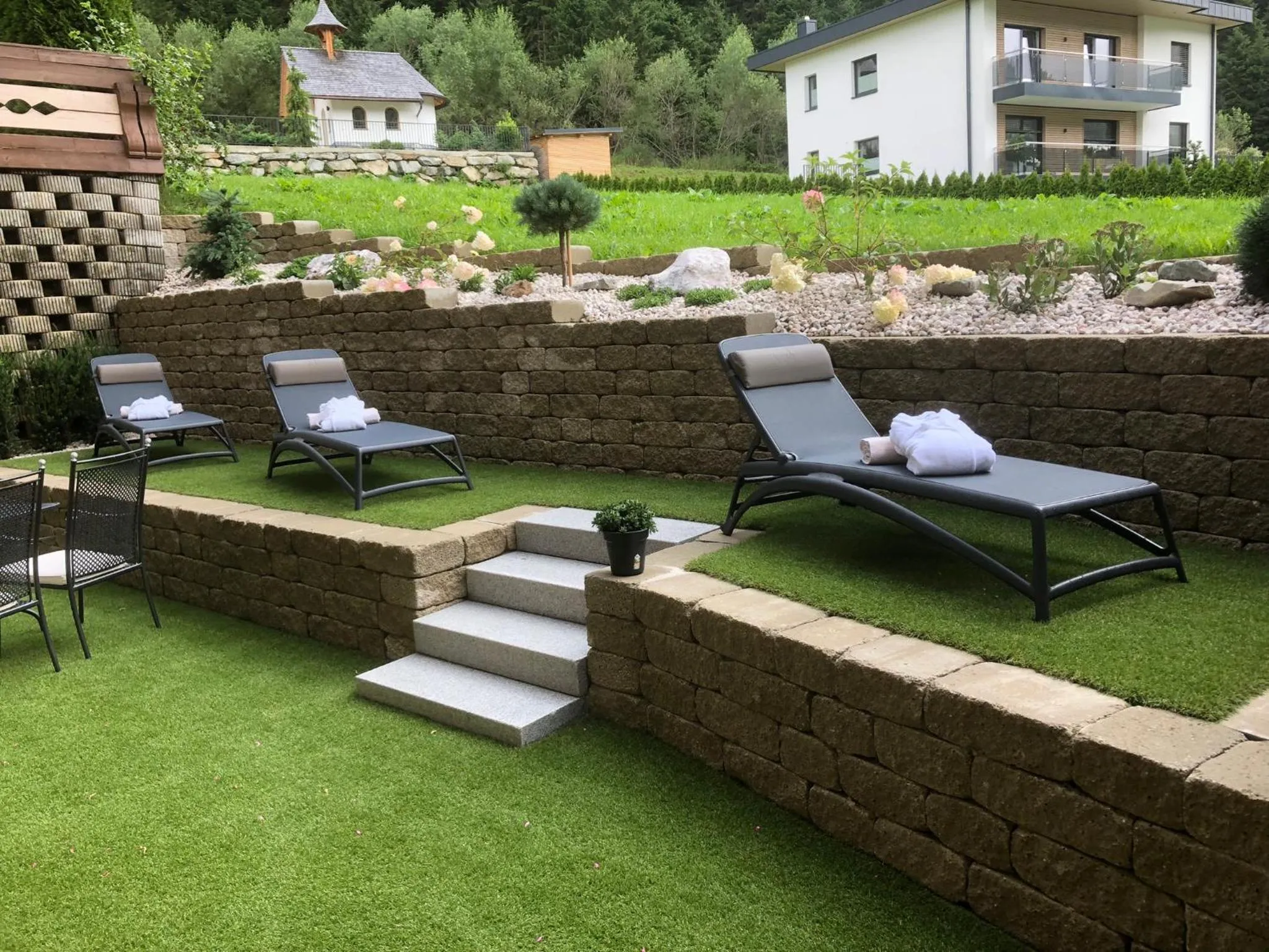 Garden in Hotel Garni Rifflsee