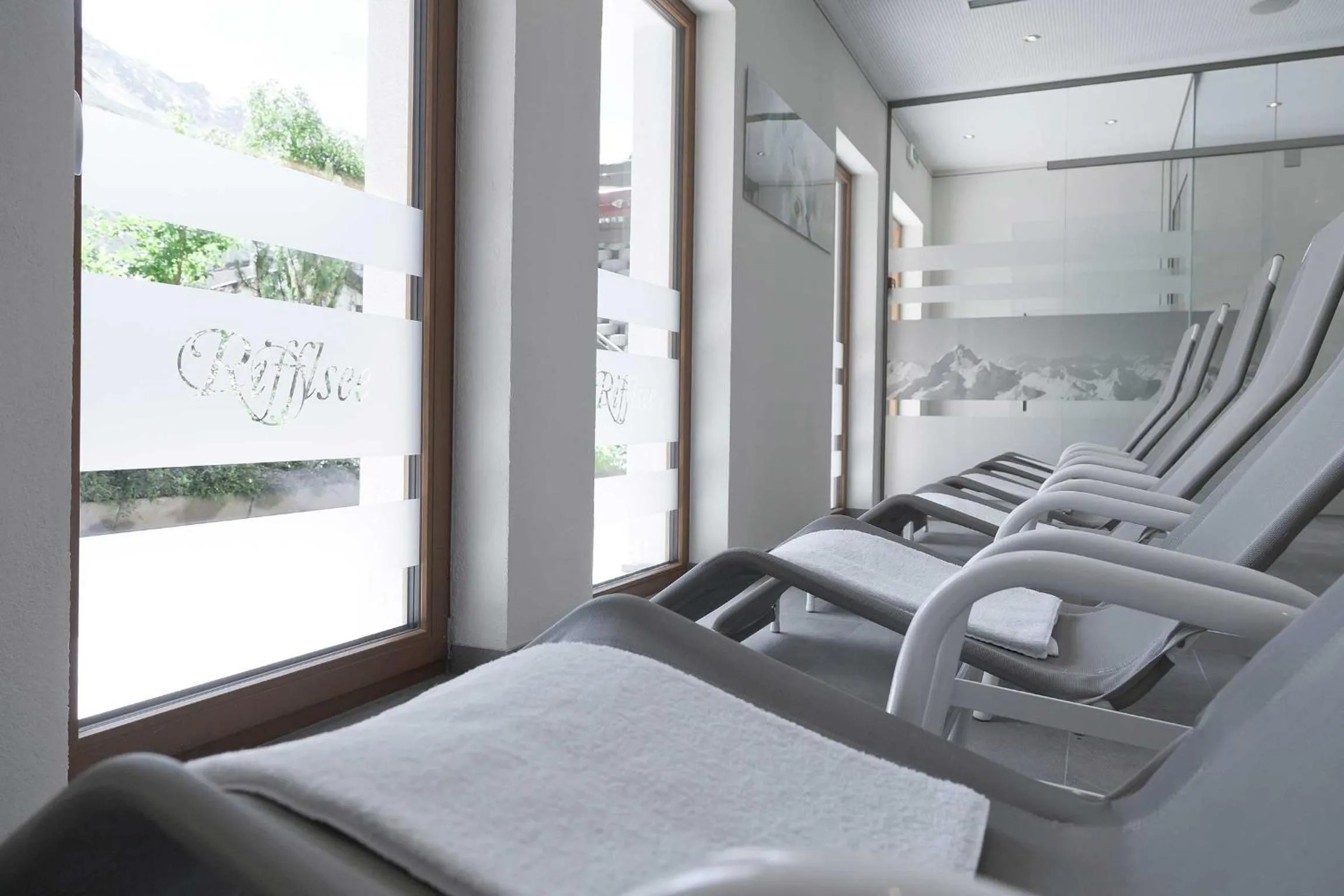 Sauna in Hotel Garni Rifflsee