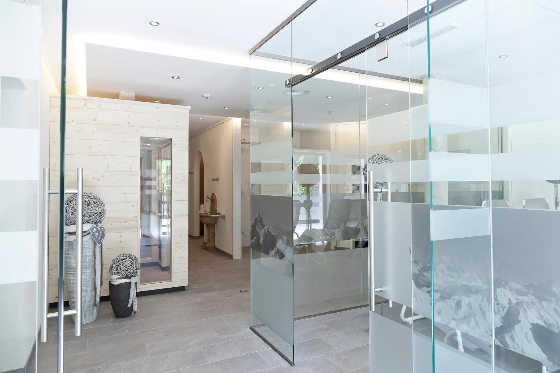 Sauna in Hotel Garni Rifflsee