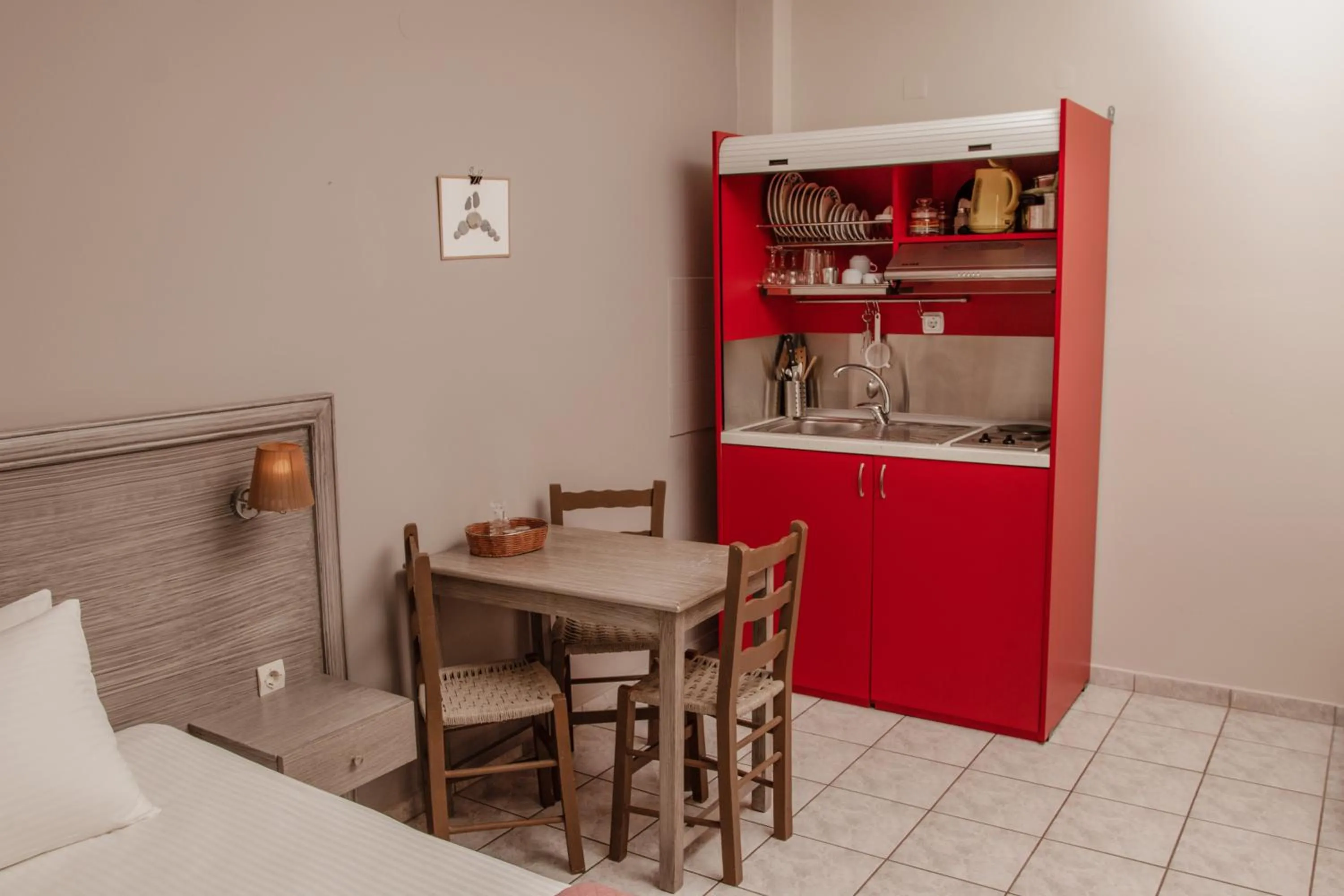 kitchen in Anna Katerina Apartments