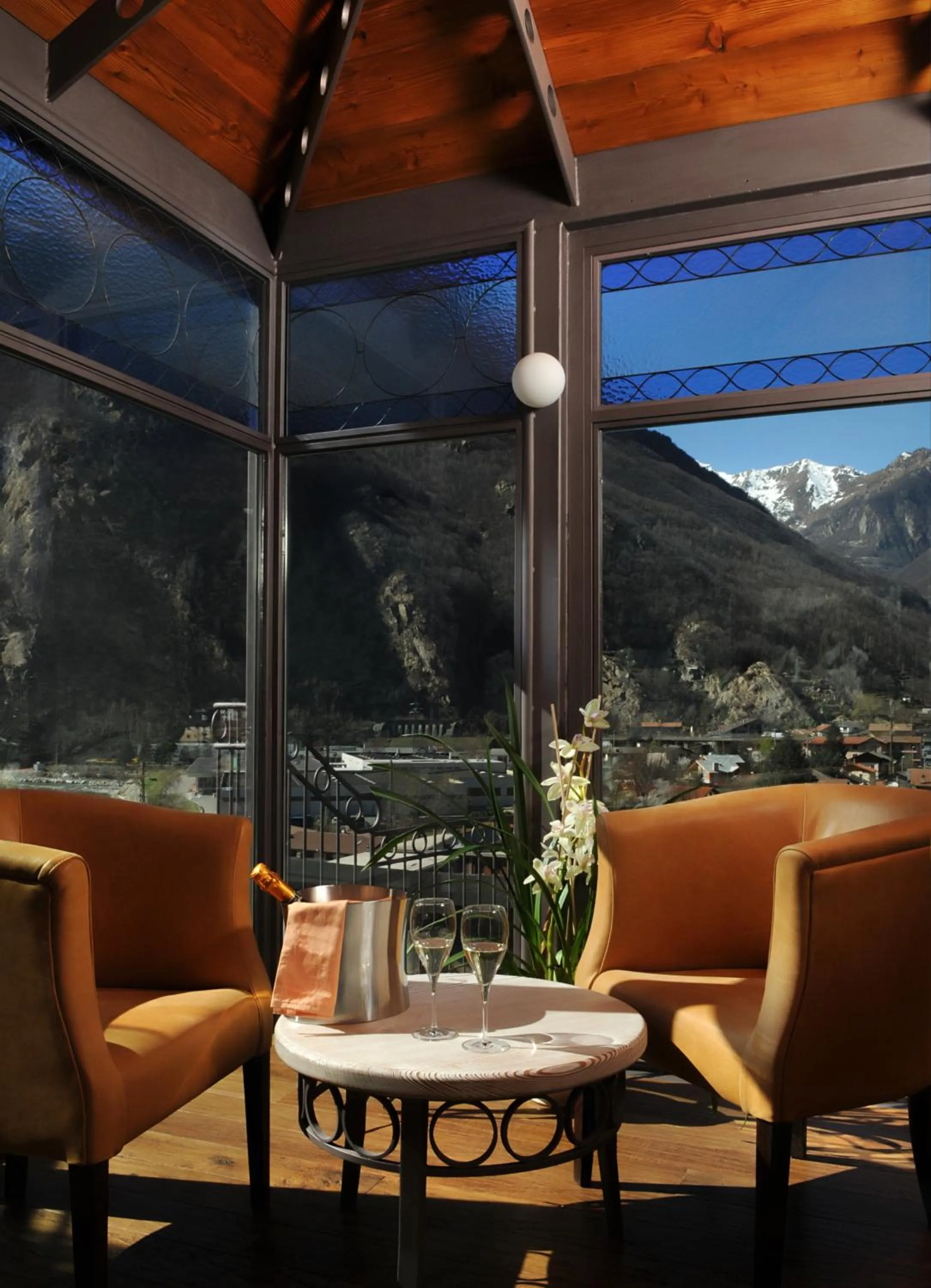 Communal lounge/ TV room in Hotel Ad Gallias