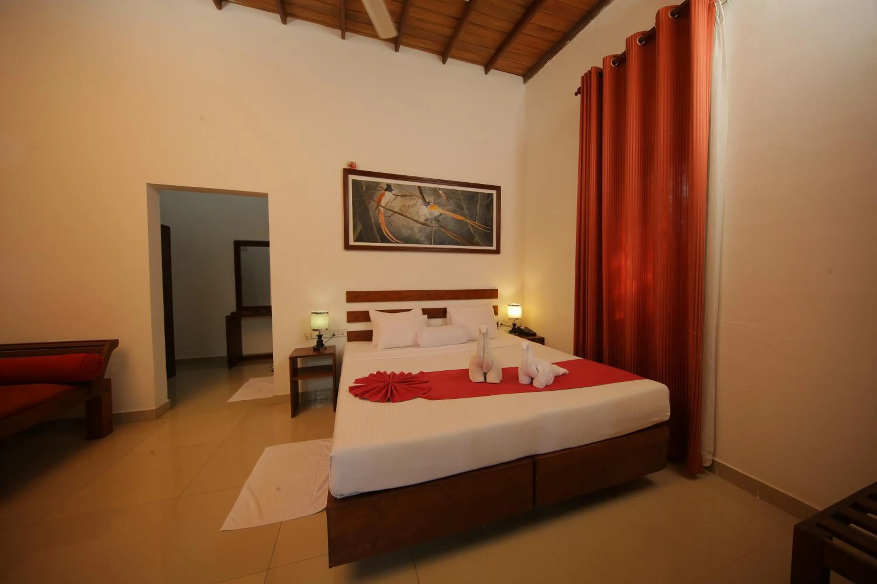 Bed in Sigiri Asna Nature Resort