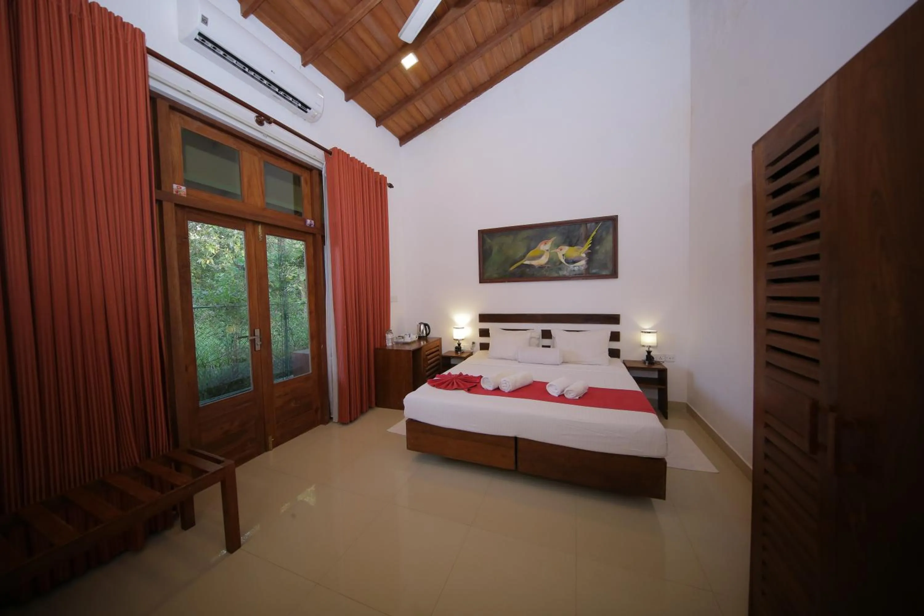 Bed in Sigiri Asna Nature Resort