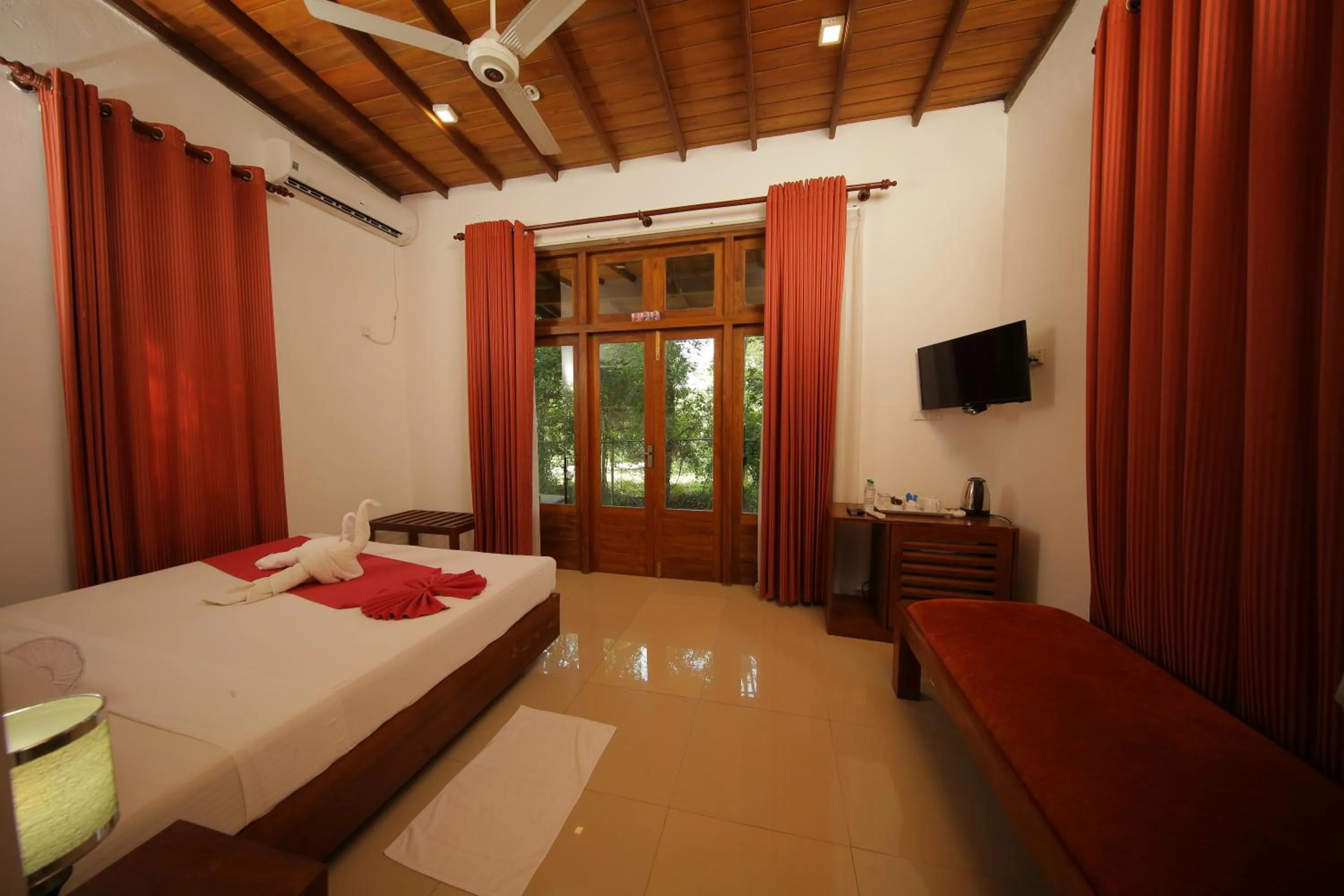Bed in Sigiri Asna Nature Resort
