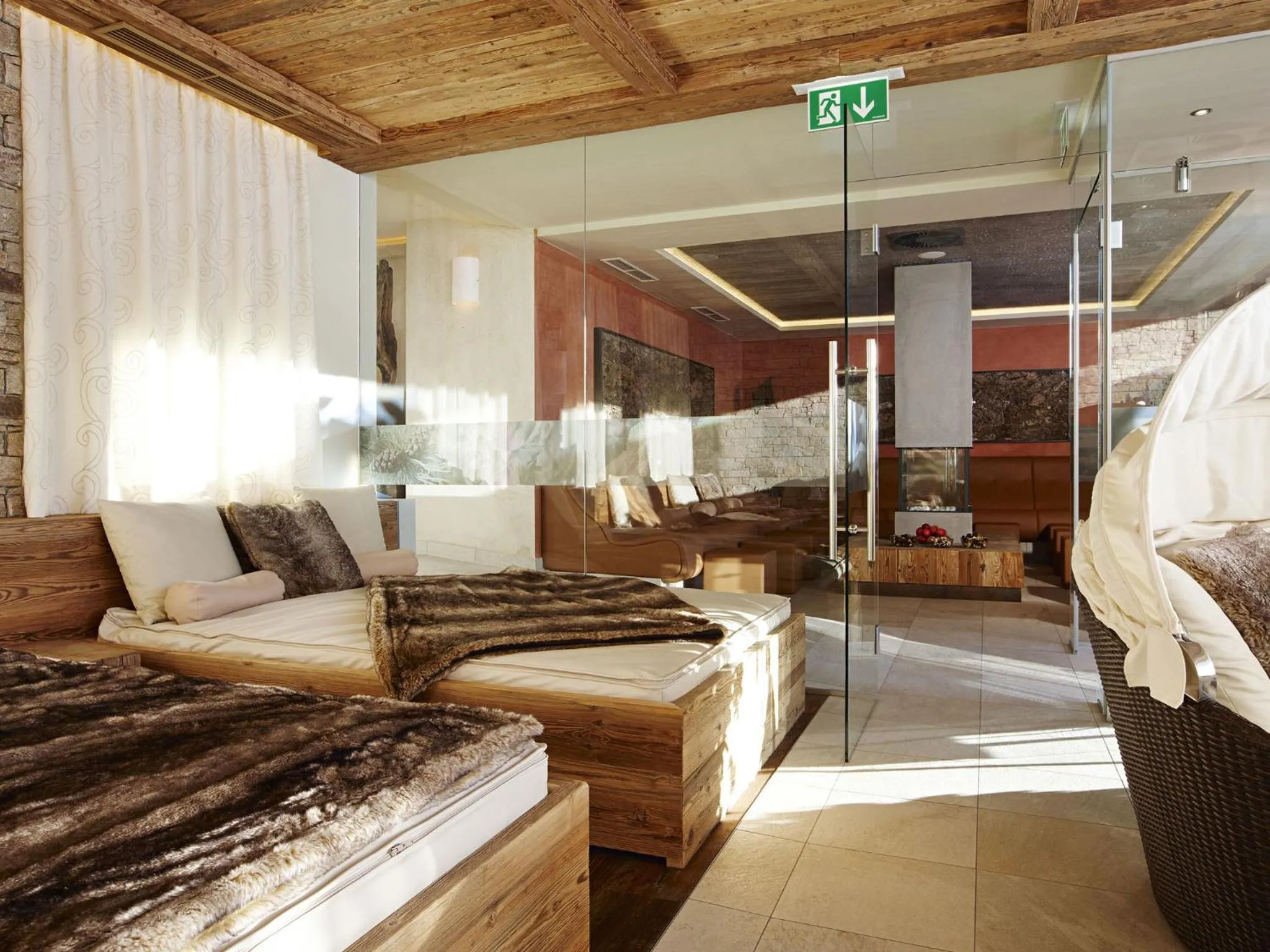 Spa and wellness centre/facilities, Bed in Alpengasthof Grüner, Ski In & Ski Out