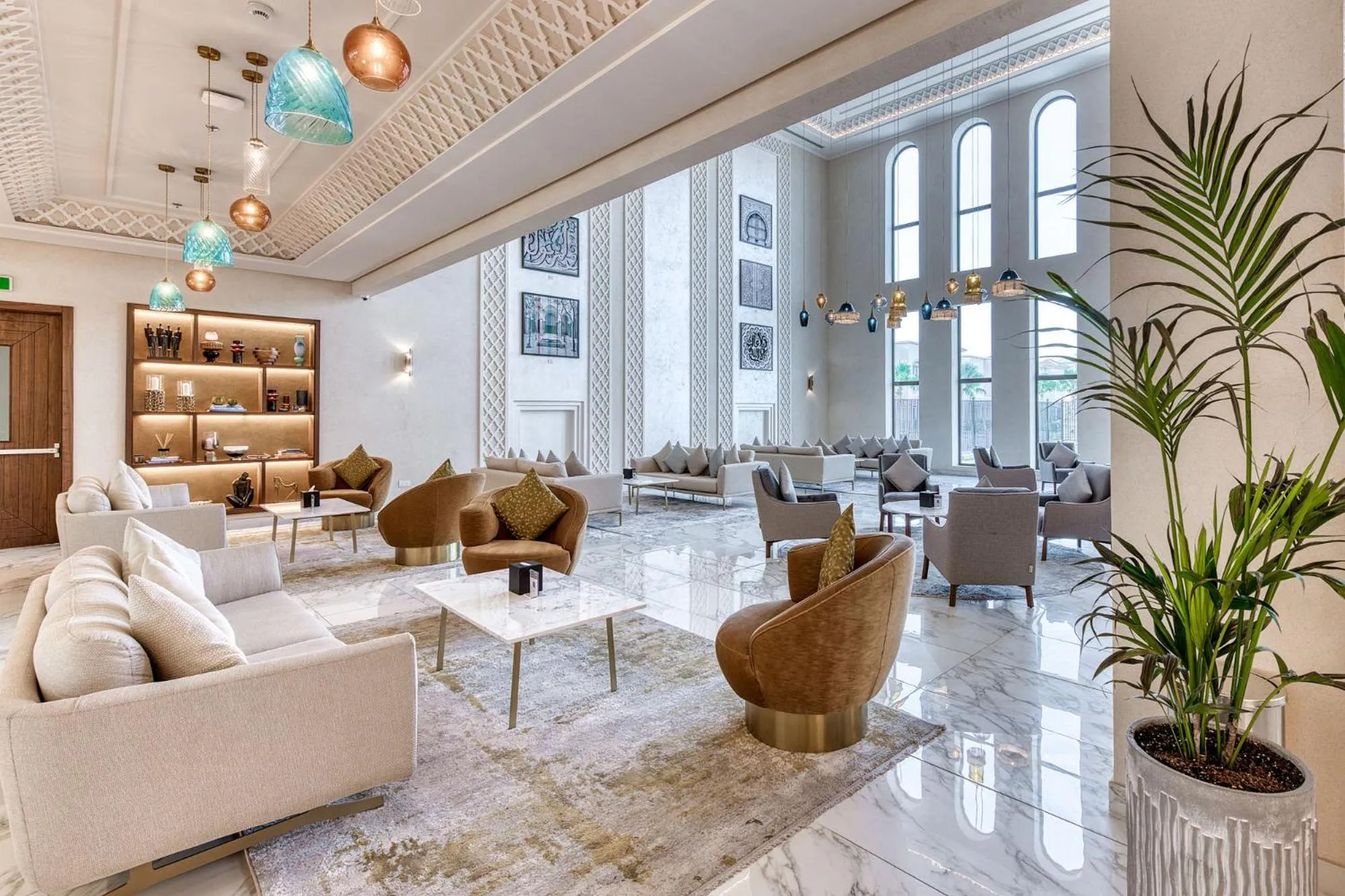 Lobby or reception in The Grove Resort Bahrain