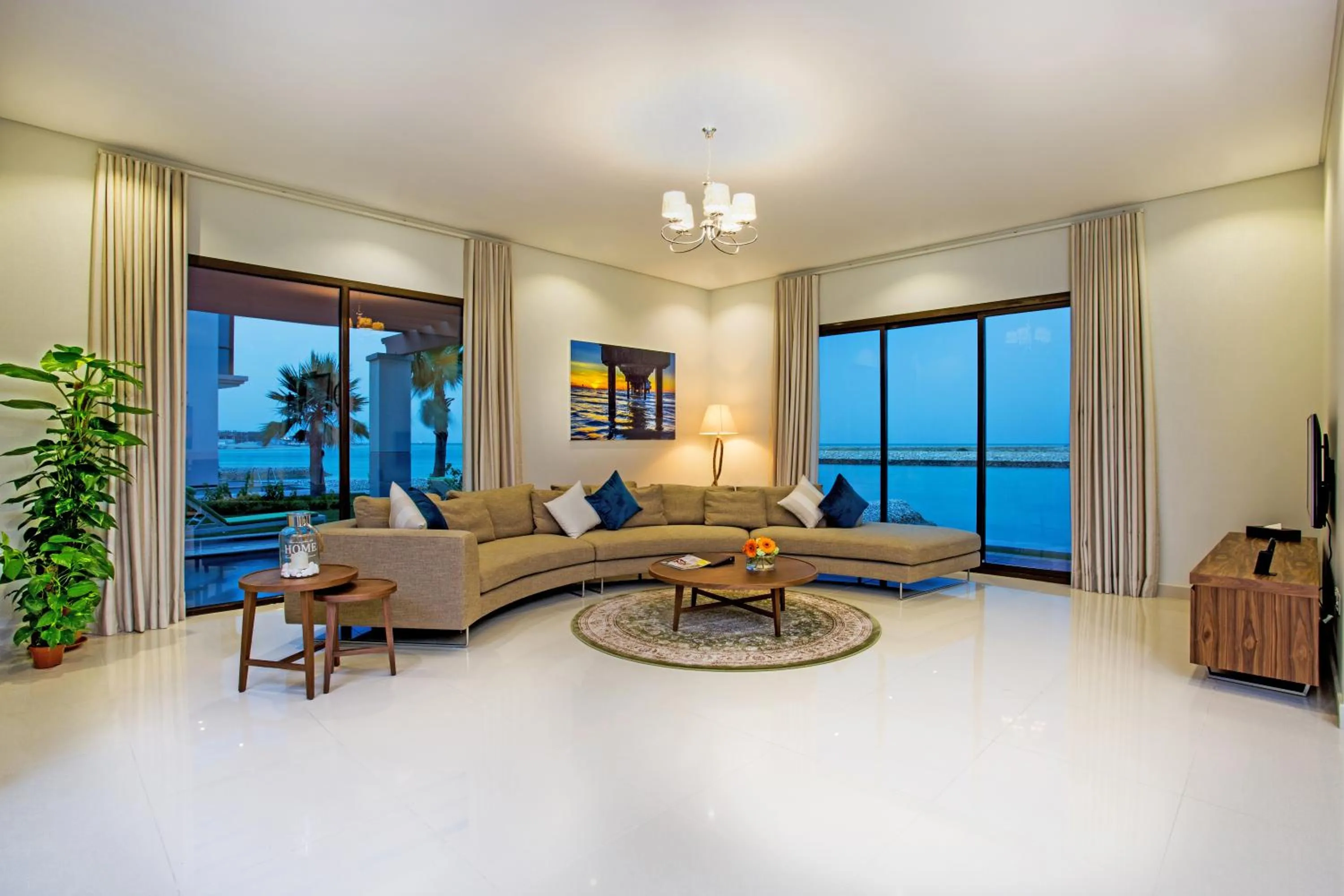 Living room in The Grove Resort Bahrain