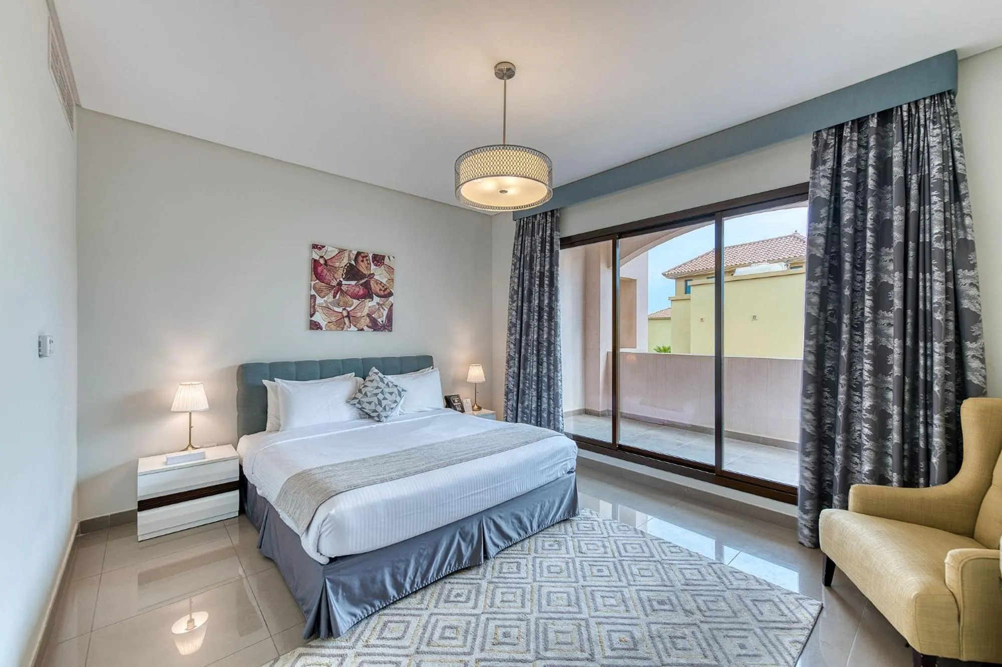 Bedroom, Bed in The Grove Resort Bahrain