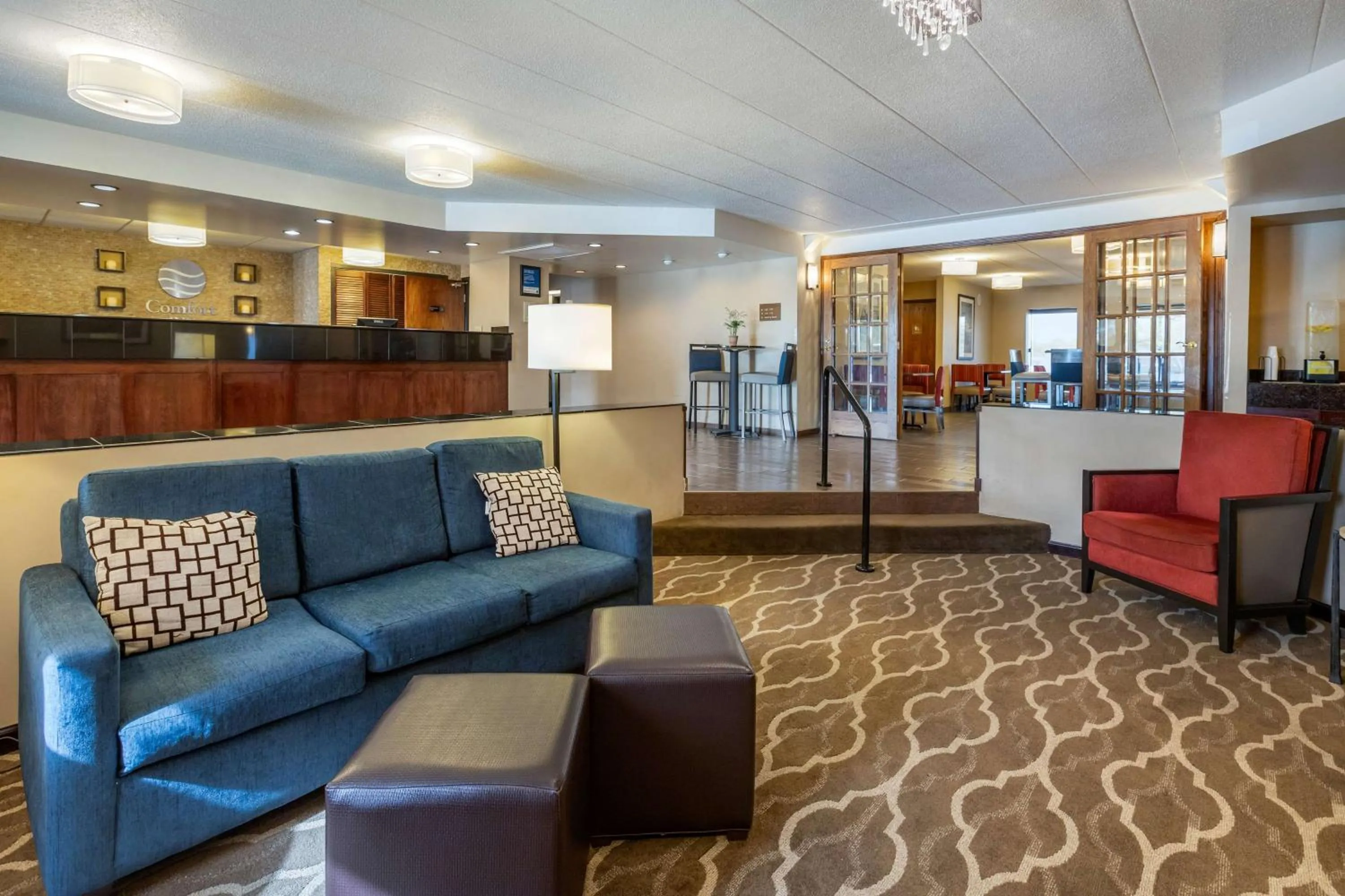 Lobby or reception in Comfort Inn Grand Rapids Airport
