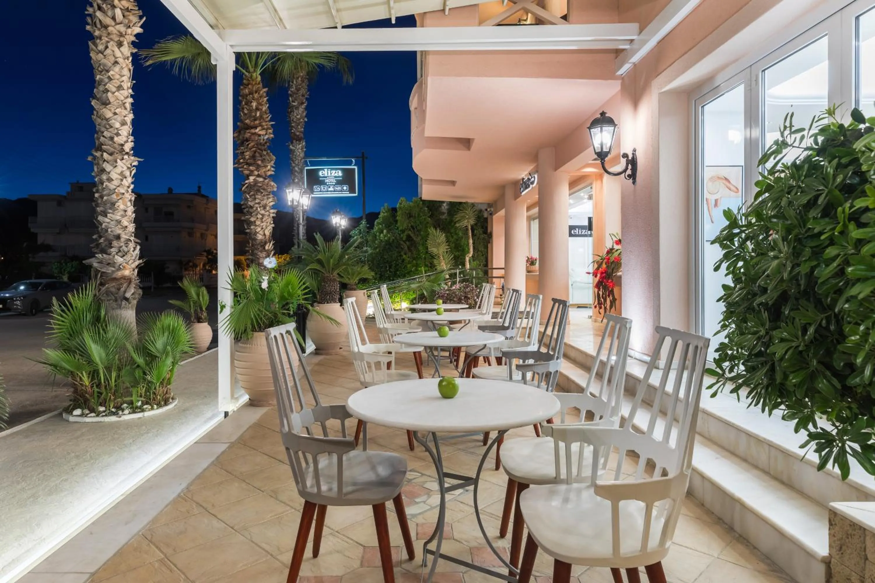Seating area in Eliza Hotel by Panel Hospitality