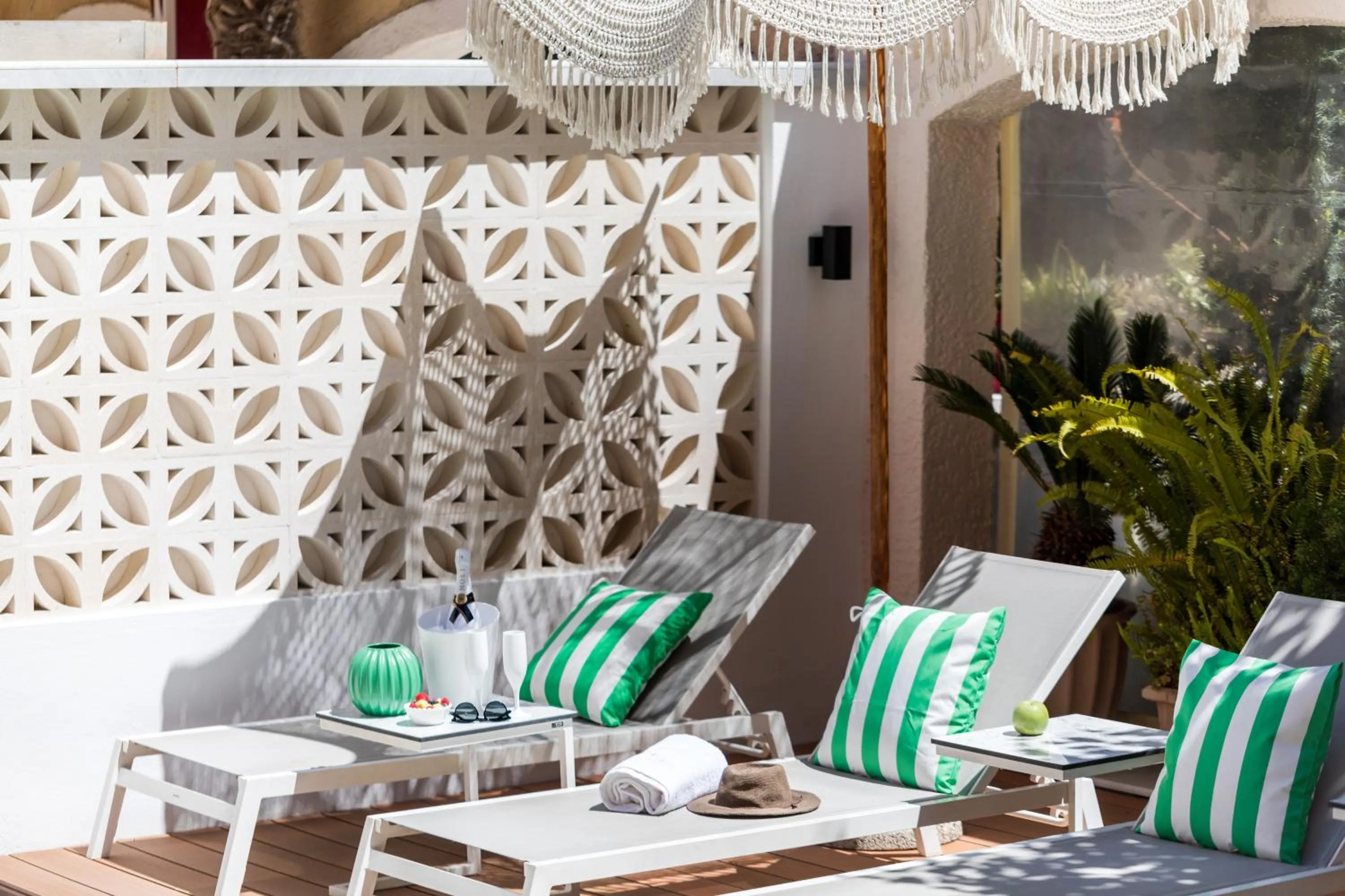 sunbed in Eliza Hotel by Panel Hospitality