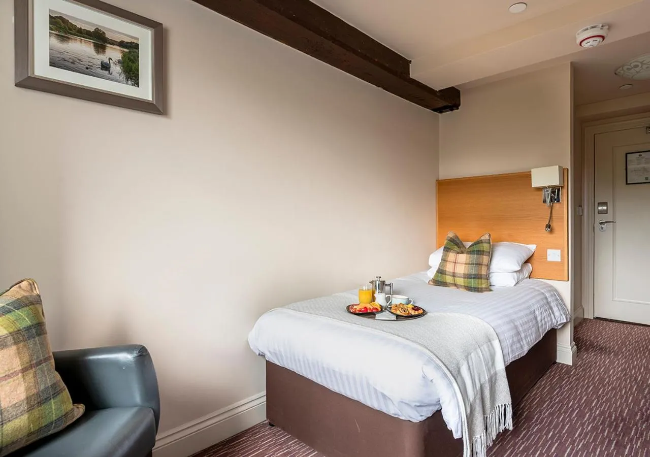 Bed in The Mill Hotel Sudbury