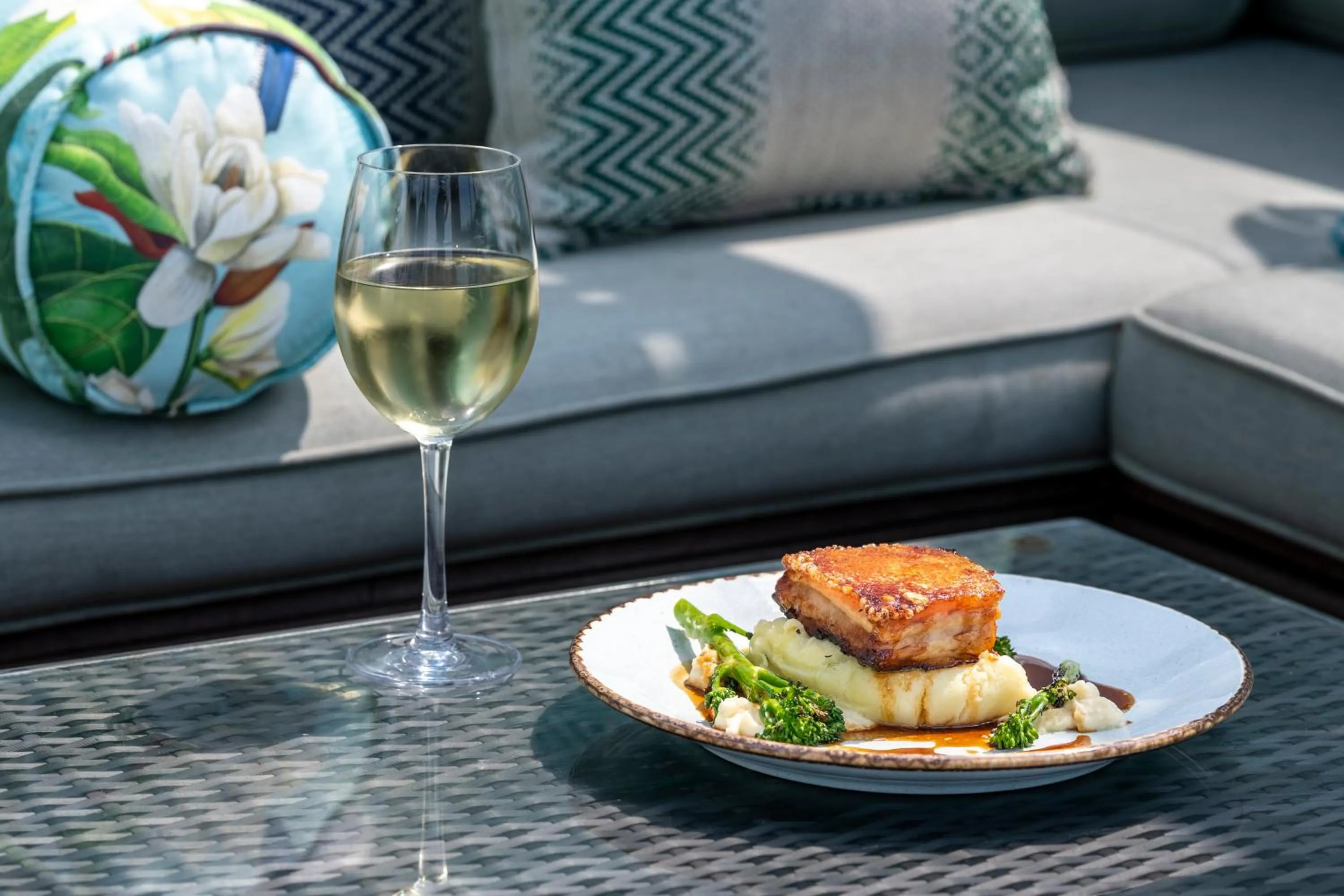 Food and drinks in The Mill Hotel Sudbury