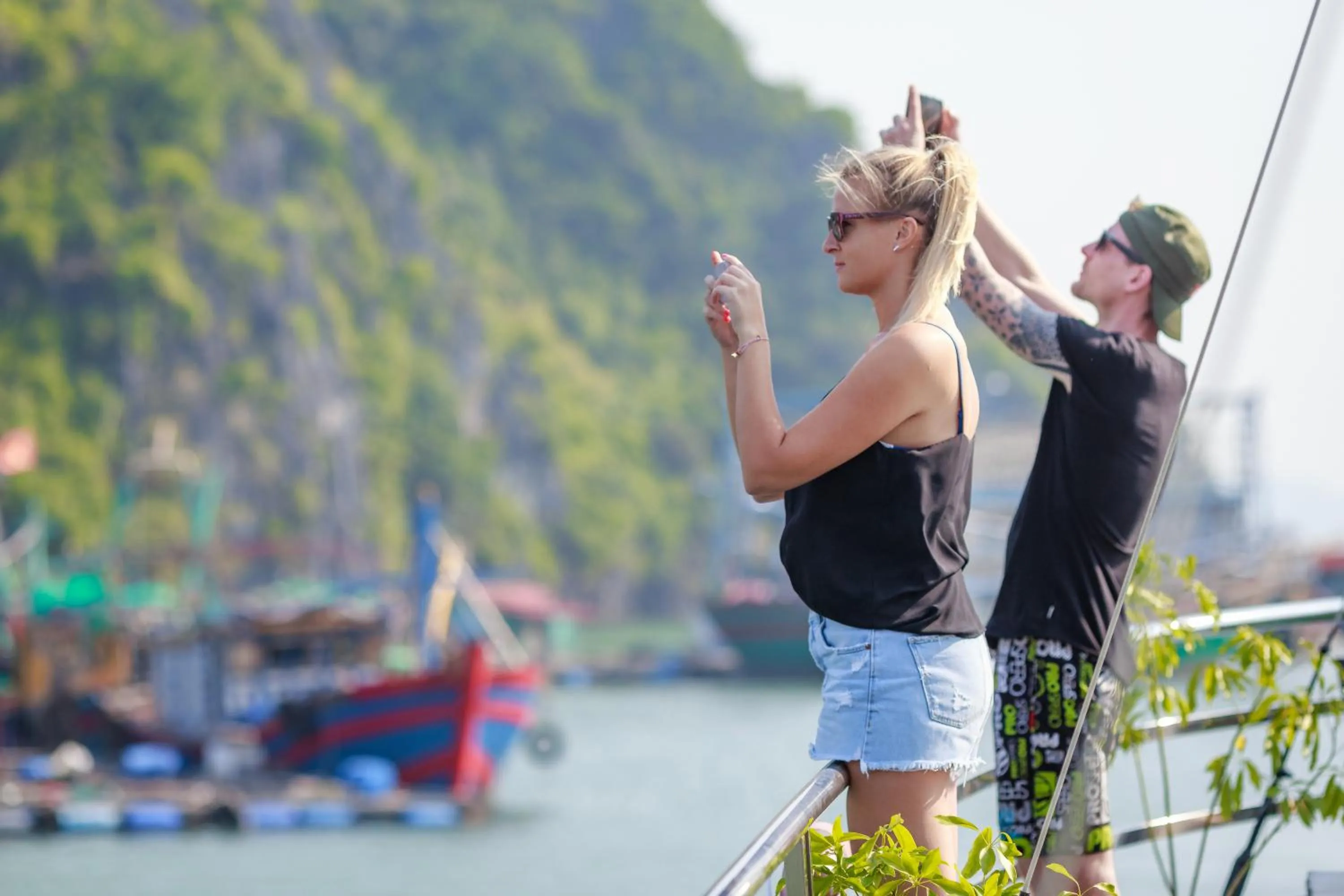 People in Cat Ba Green Hotel