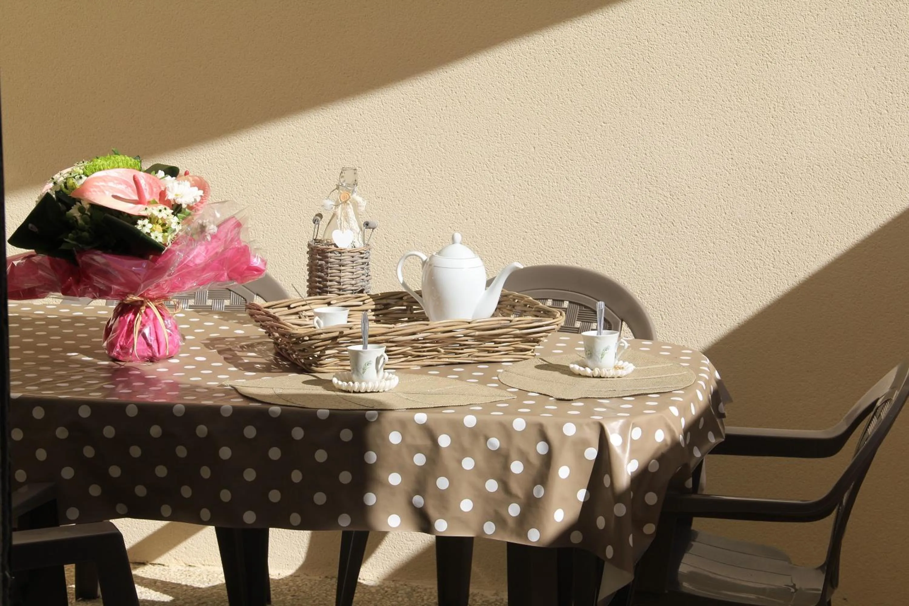 Patio in Le Clos du Square - climatisé