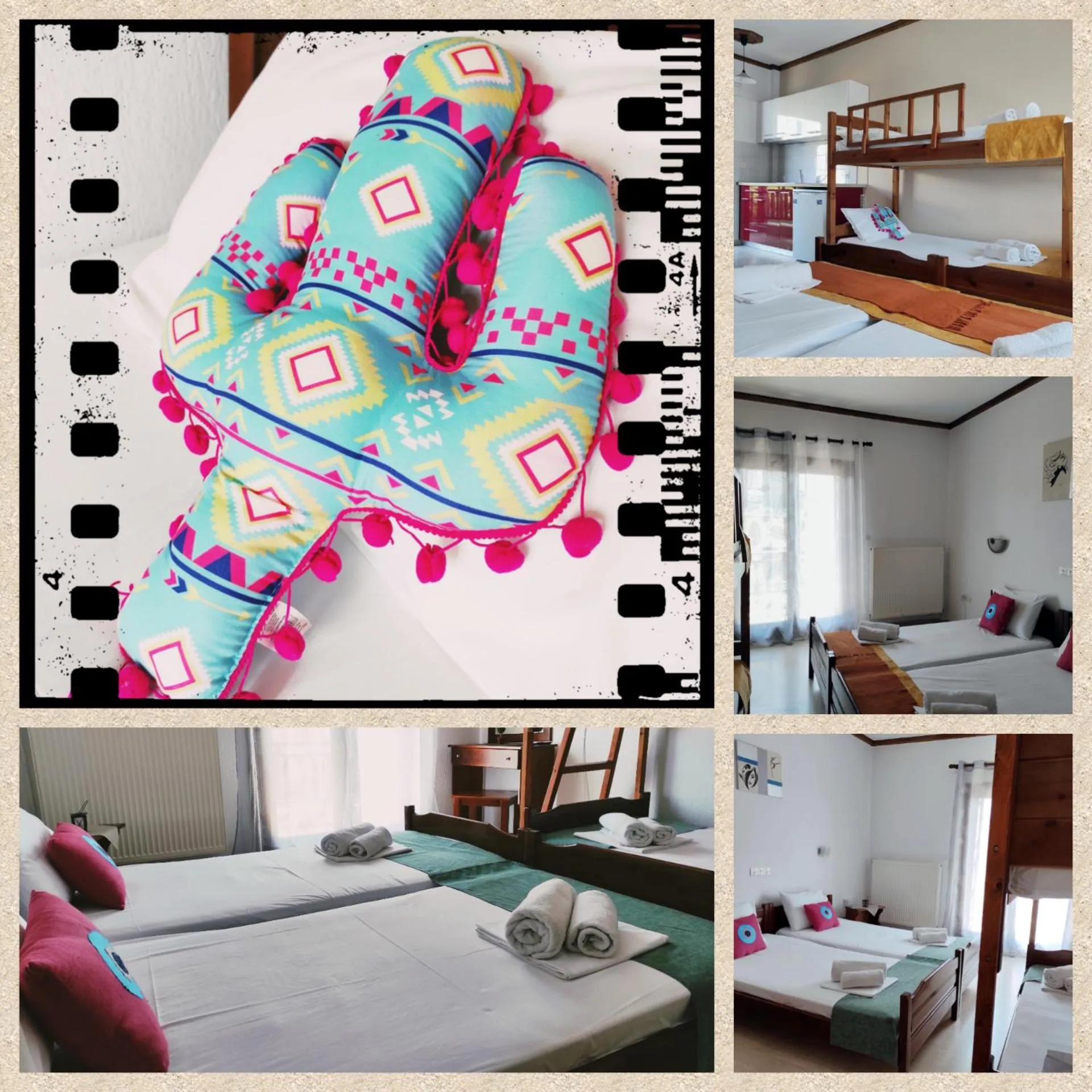 Decorative detail, Bed in Hotel Alexandra