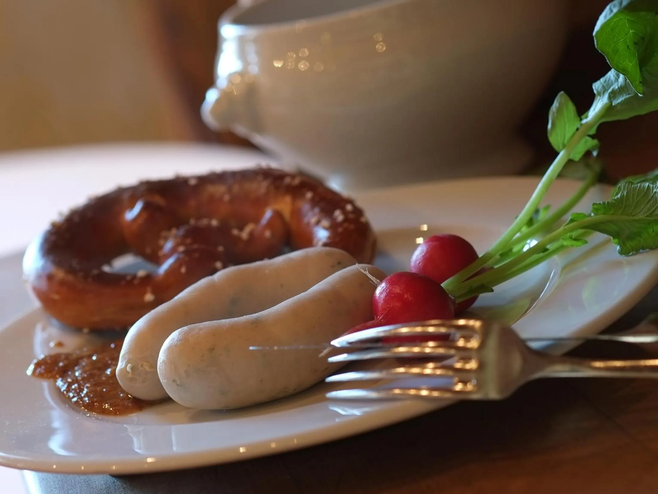 Food close-up in Hotel Brauerei Frohsinn