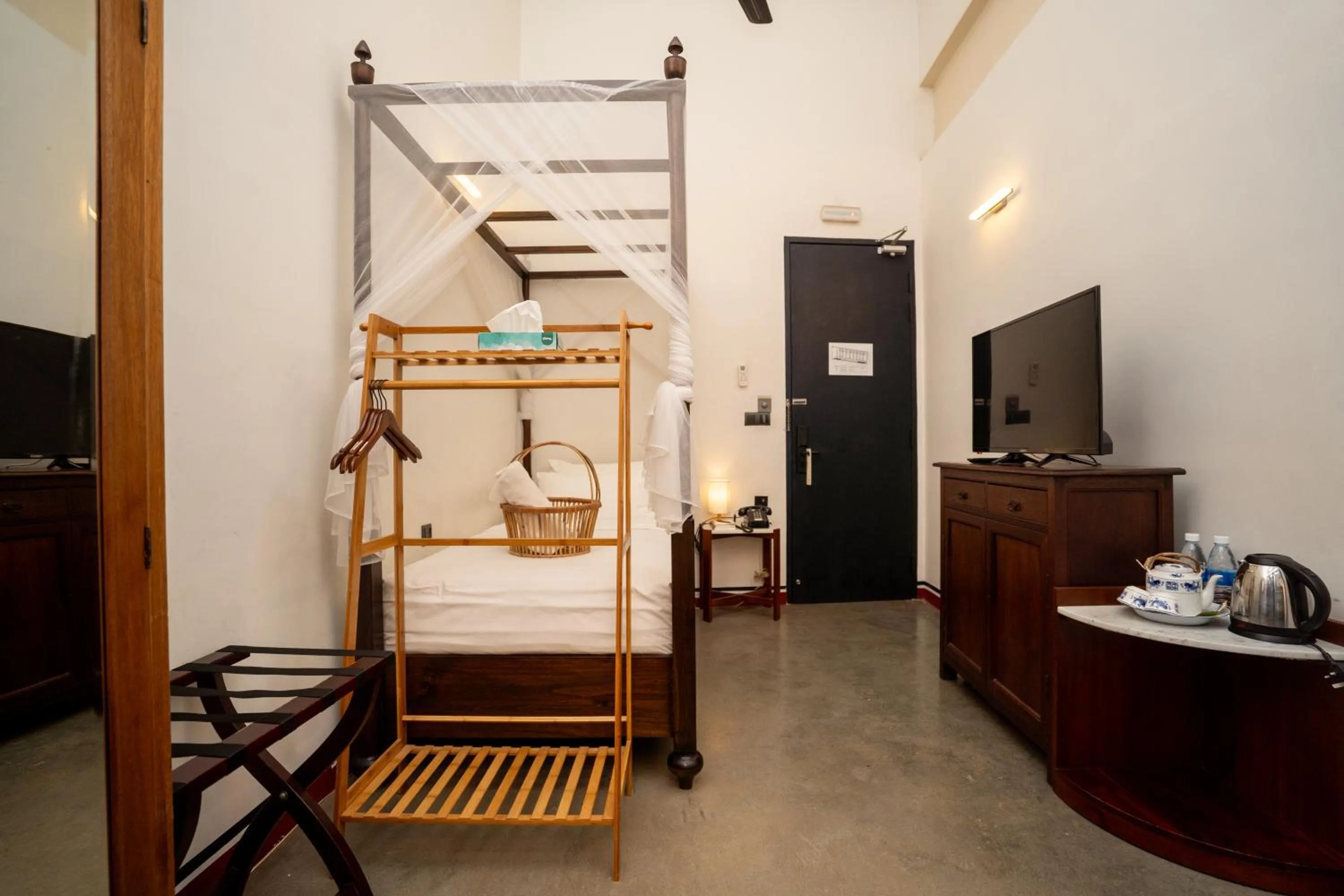 Bed in Tian Jing Hotel